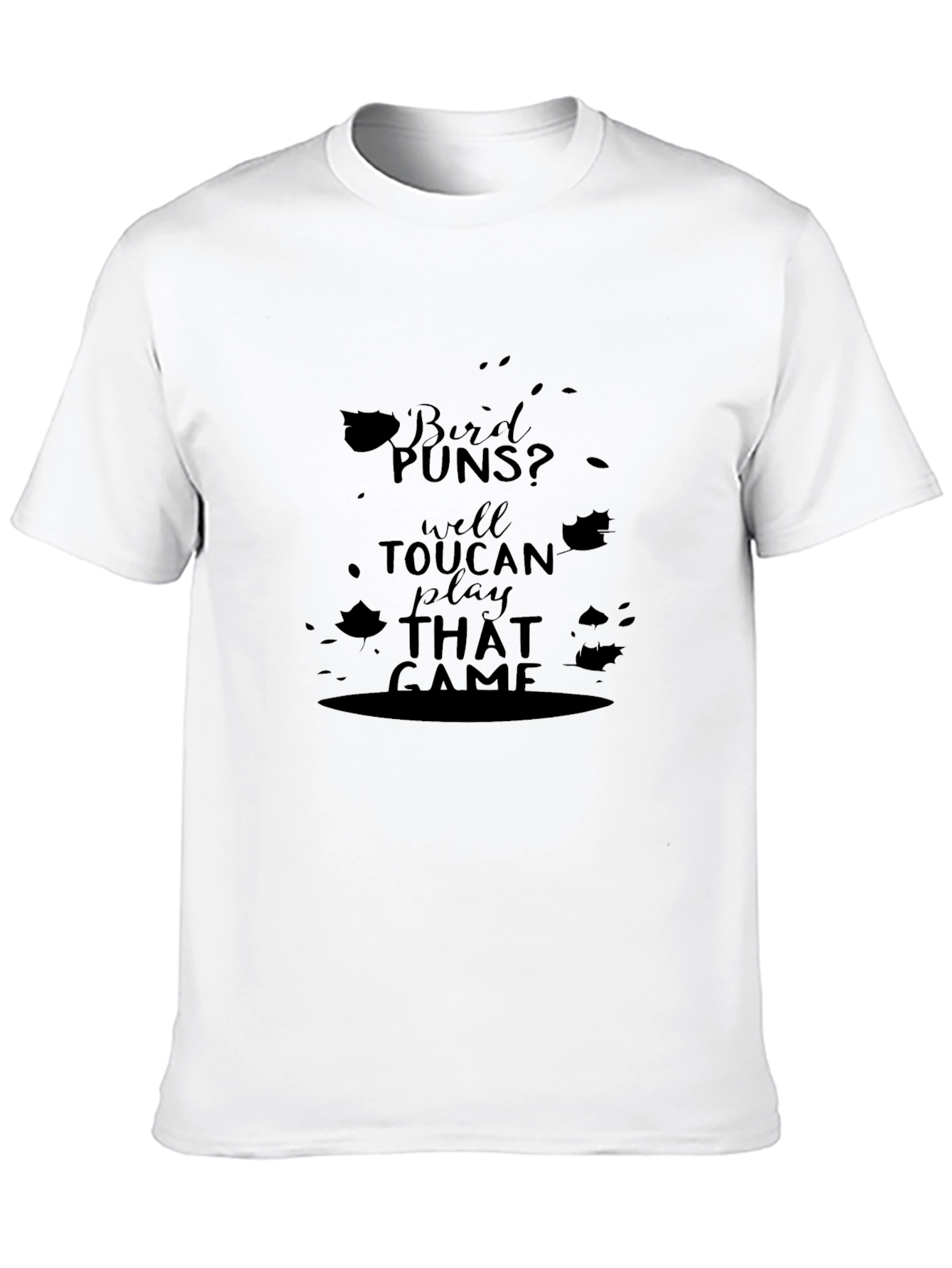 Black Bird Puns Toucan T-Shirt - Funny Animal Humor Tee view 10