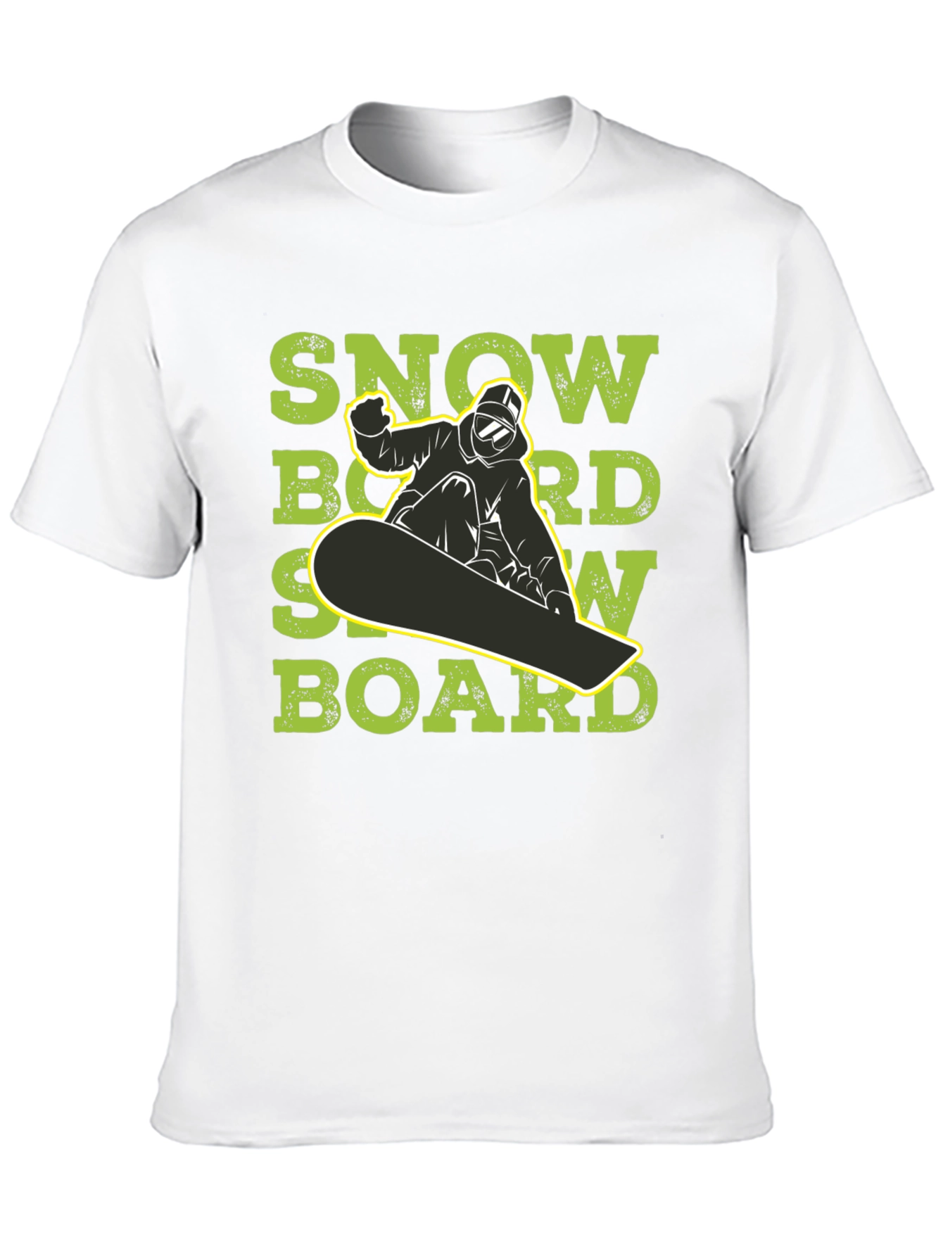 Black Snowboard T-Shirt - Ride in Style view 10