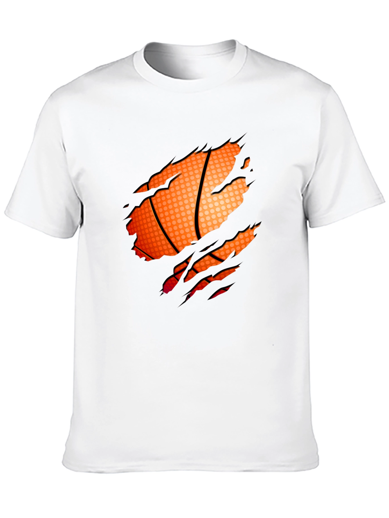 Basketball Graphic Black T-Shirt - 10