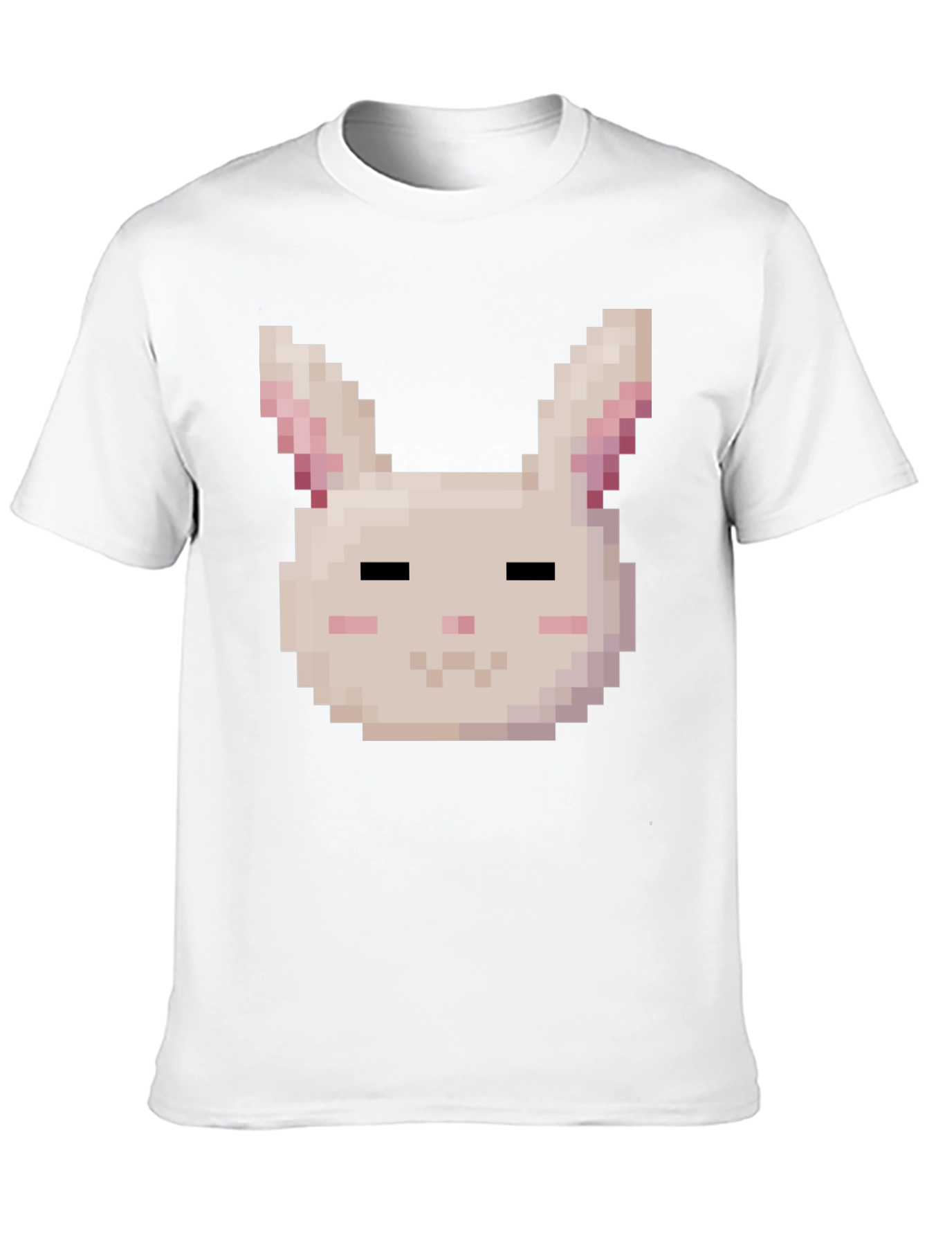 Pixel Bunny Graphic T-Shirt - Soft Cotton Tee - 10