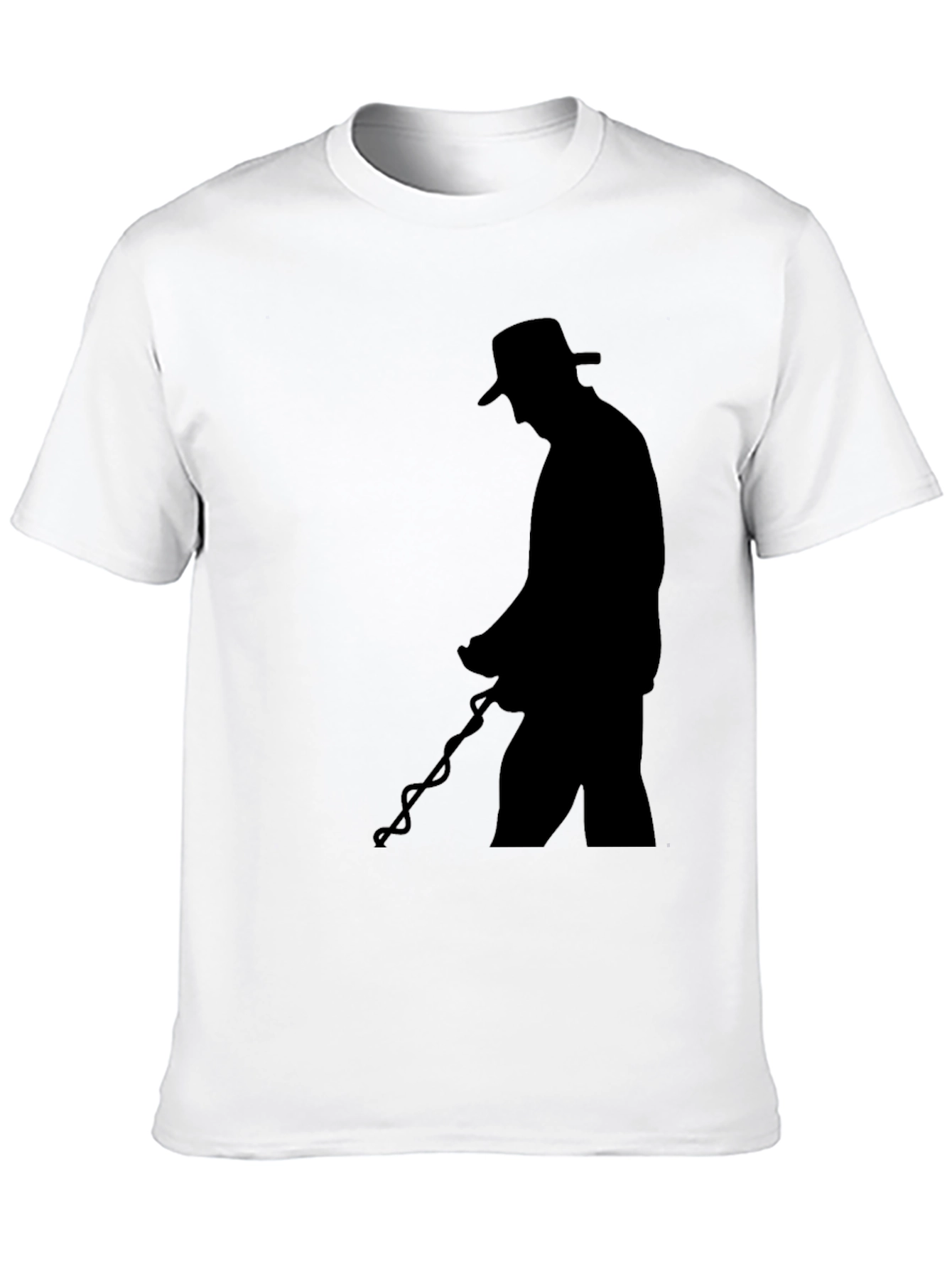 Black Black Silhouette Graphic T-Shirt view 10