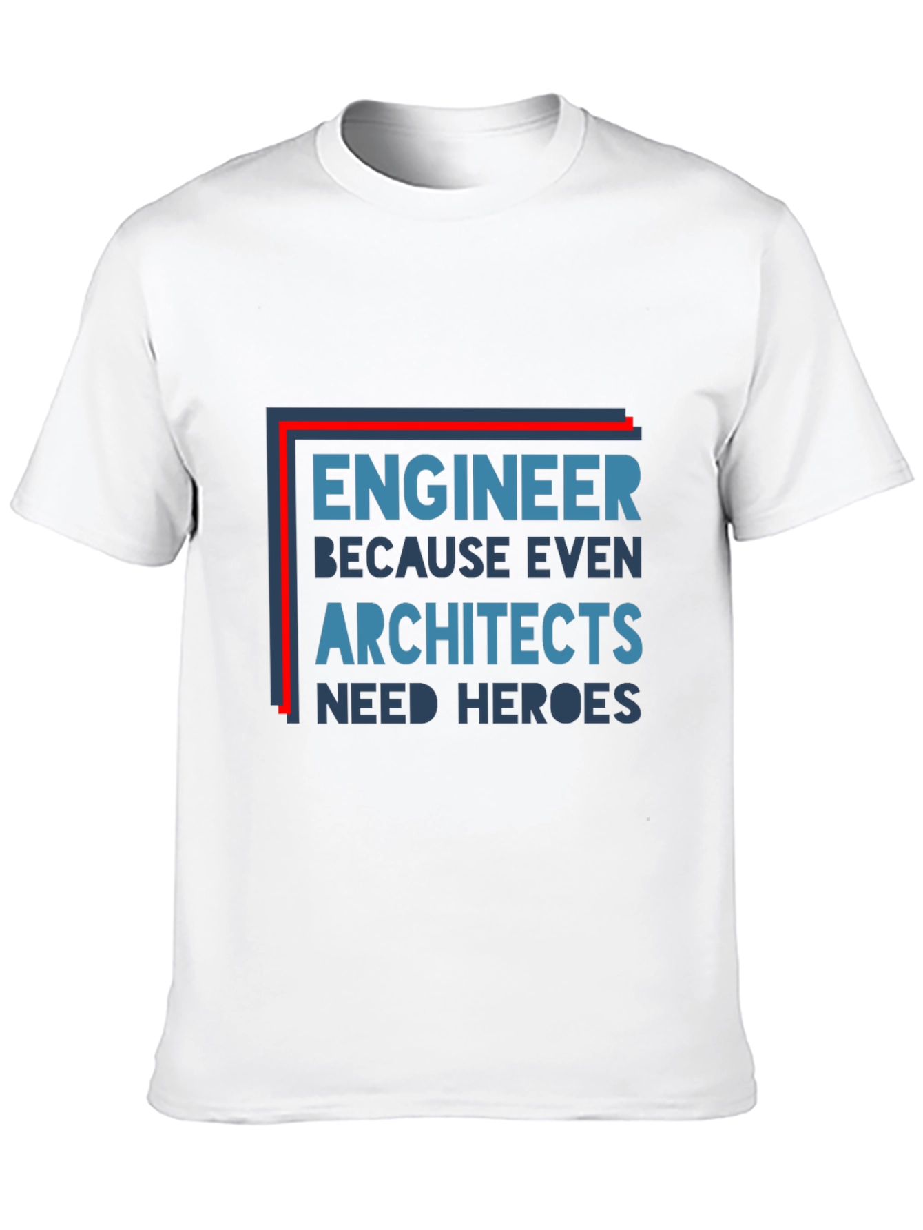 Black Engineer Hero Tee - Architect Appreciation Shirt view 10