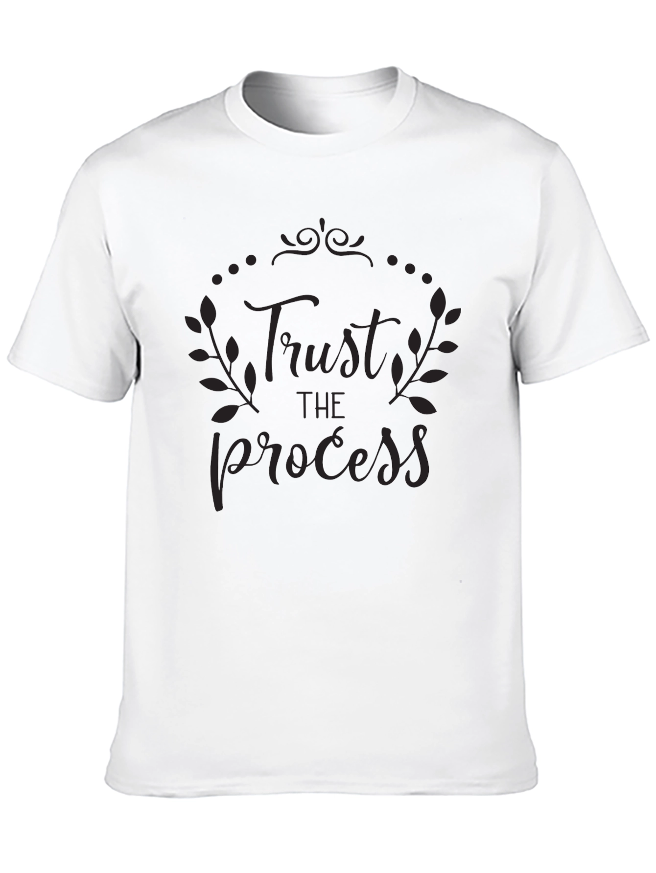 Black Trust the Process Graphic Tee - Black view 10