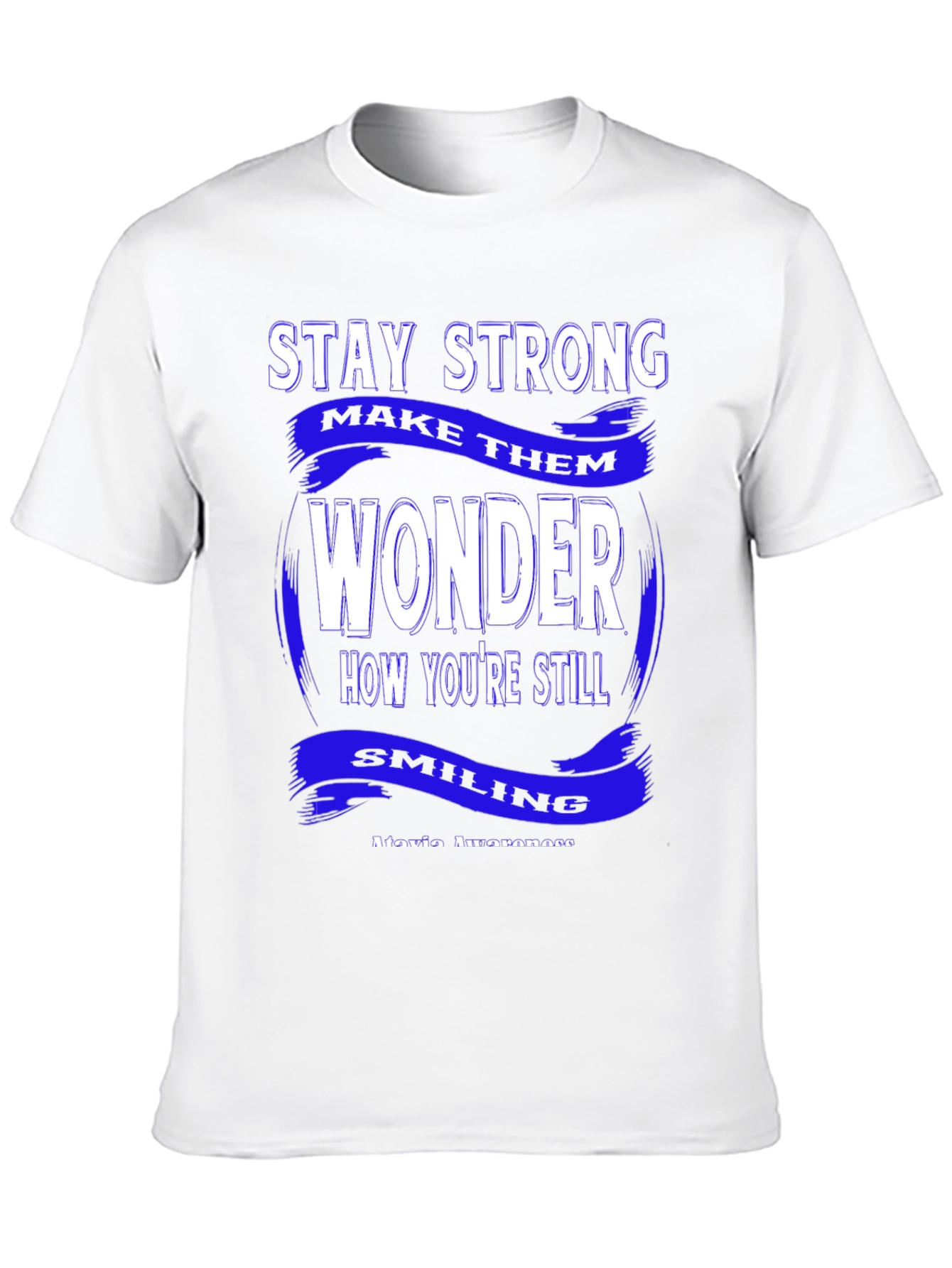 Black Stay Strong Graphic Tee - Black view 10