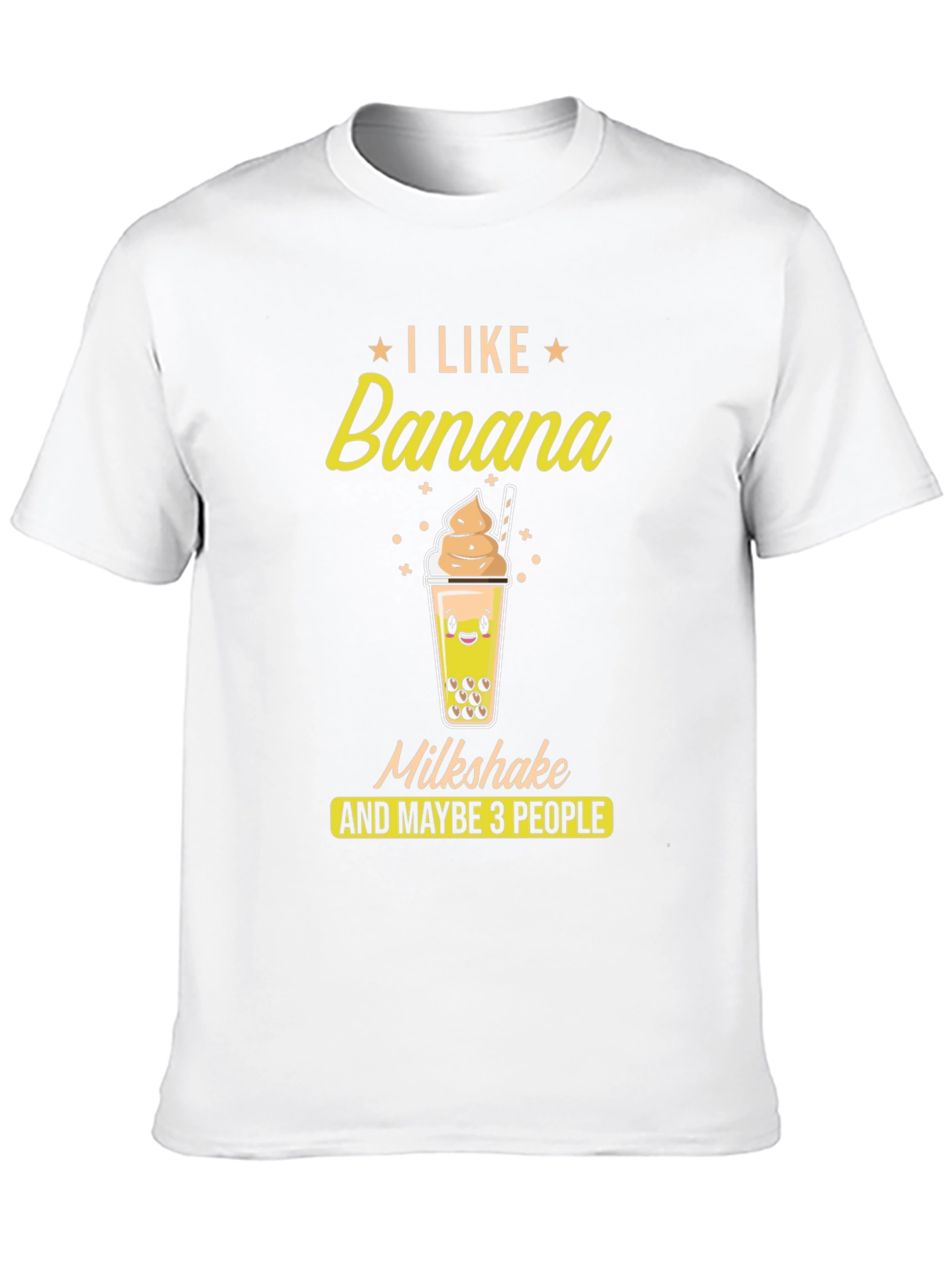 Black Banana Milkshake T-Shirt - Funny Graphic Tee view 10