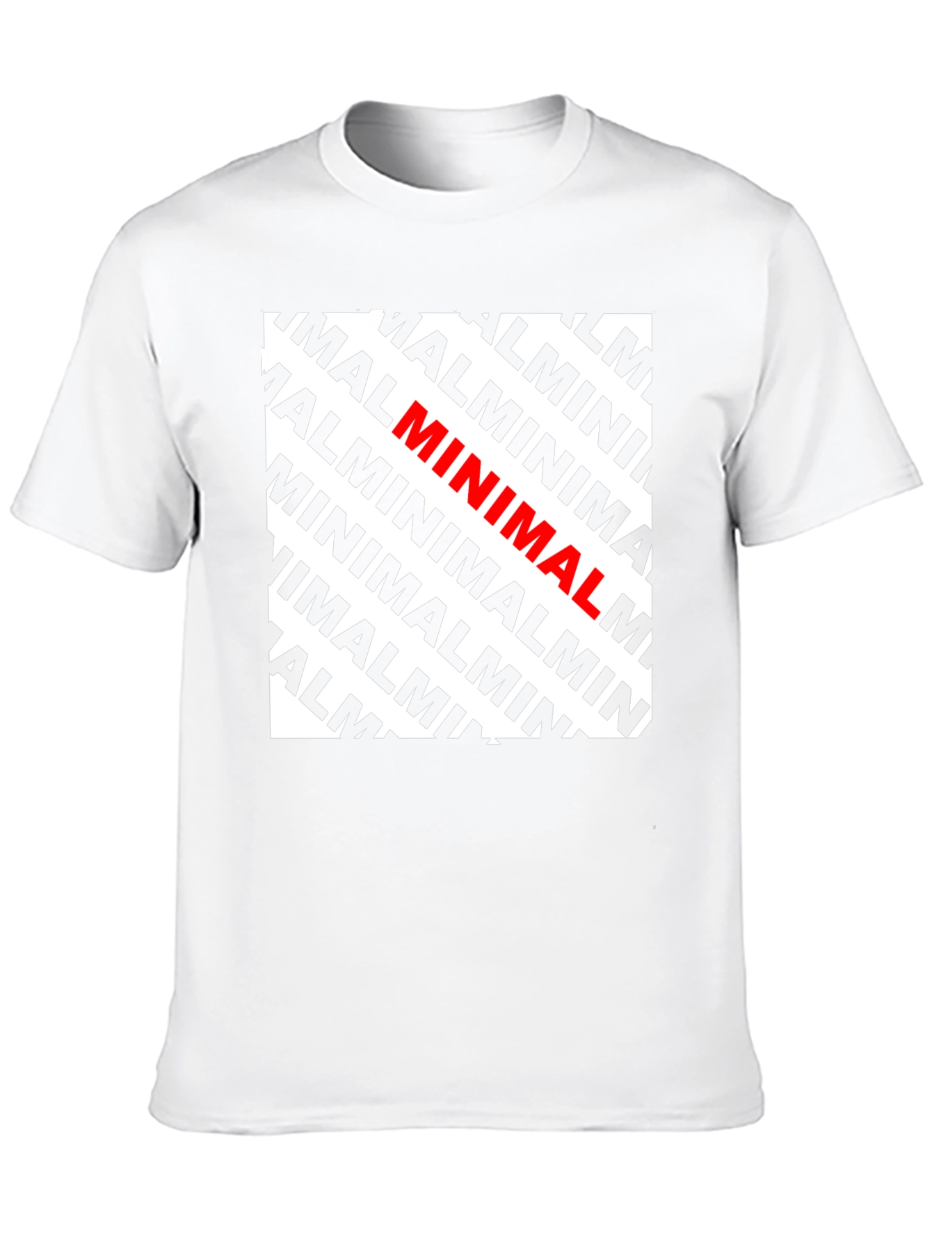 Black Minimalist Graphic Tee - Bold Wordplay T-Shirt view 10