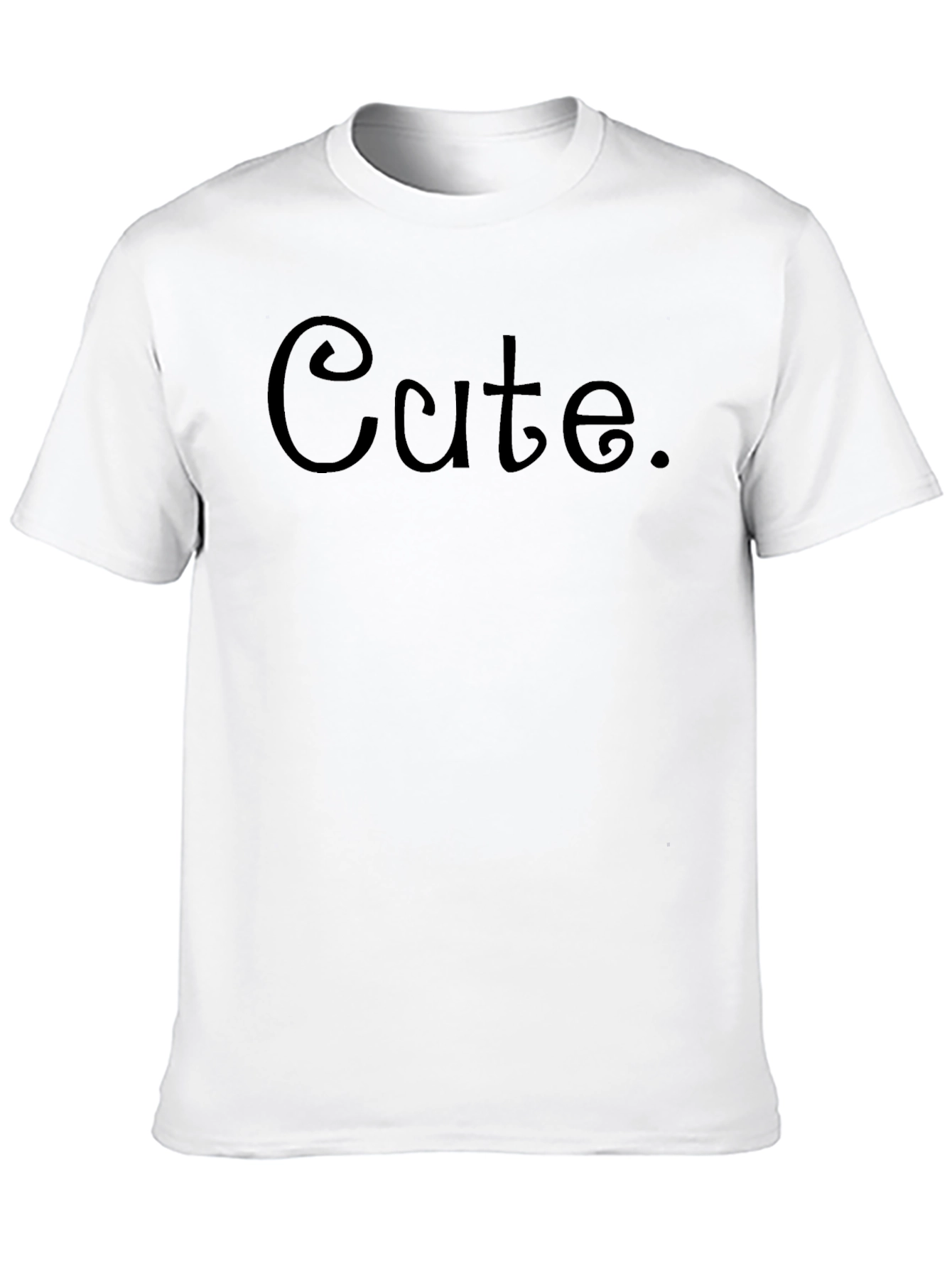 Black Cute Graphic Print Crew Neck T-Shirt view 10
