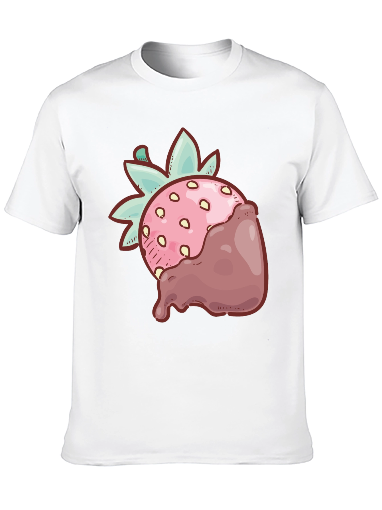 Black Strawberry Chocolate Dipped T-Shirt view 10