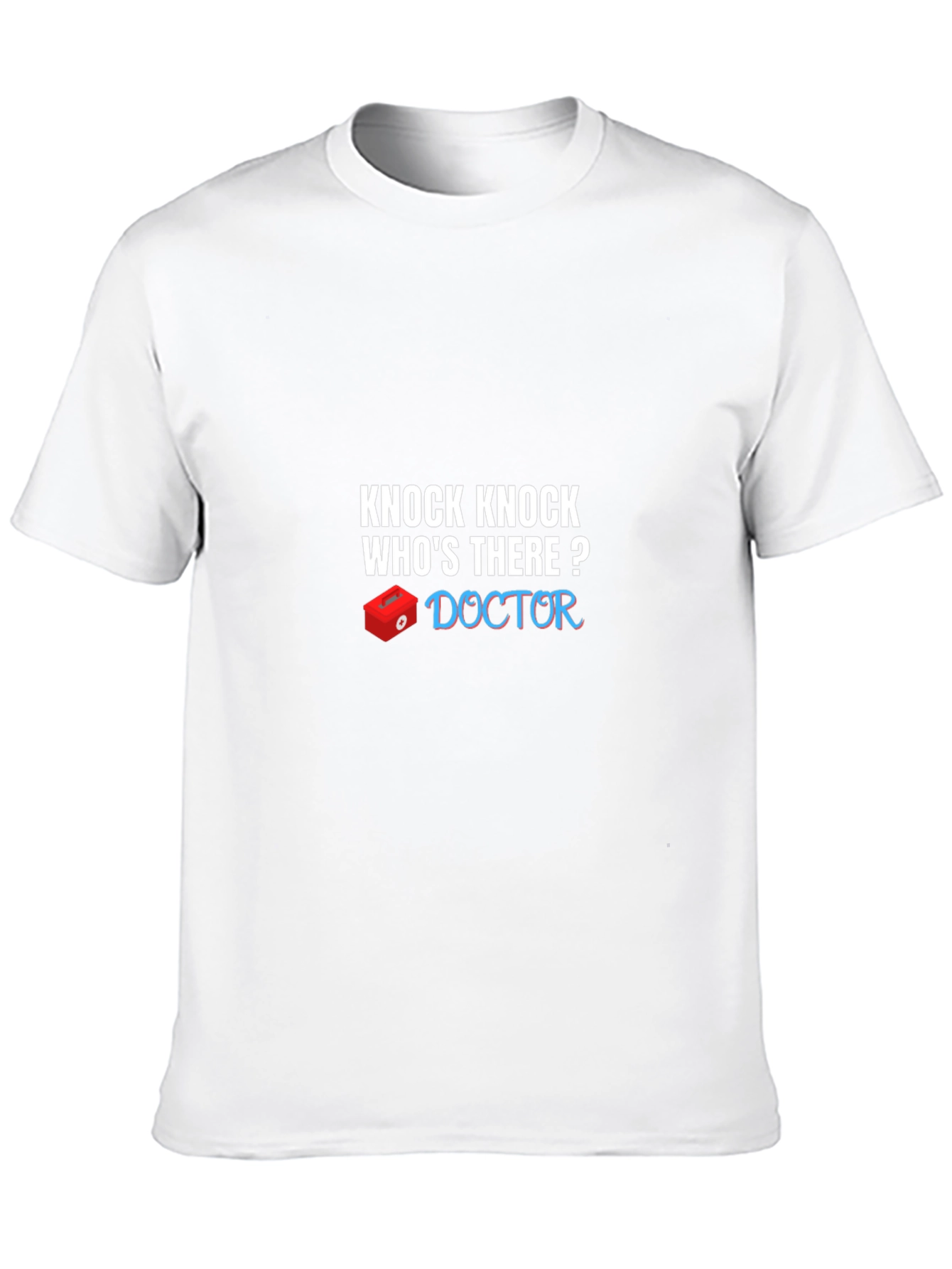 Black Knock Knock Doctor T-Shirt Humor view 10