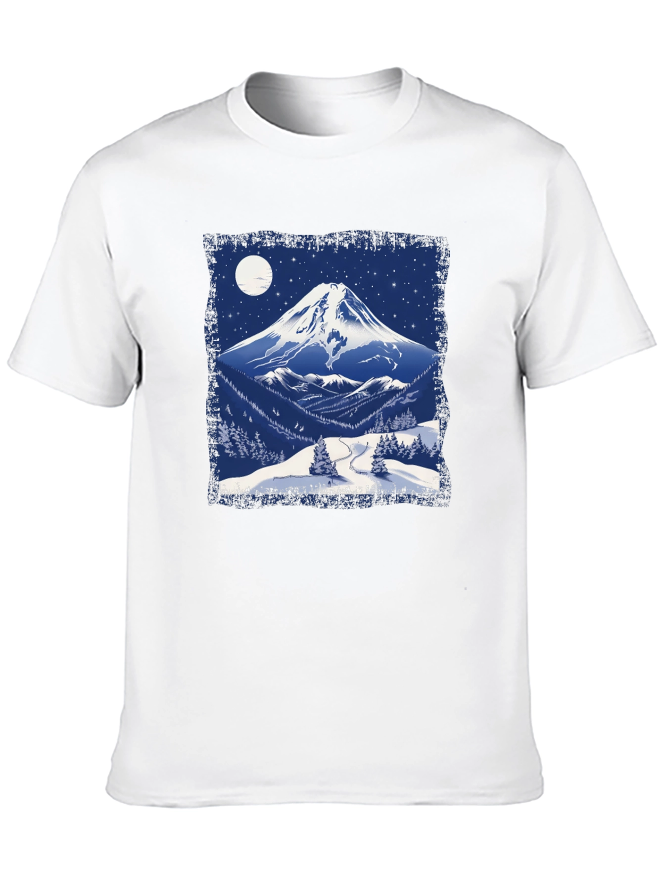 Black Mountain Peak Graphic Tee - Black Unisex view 10