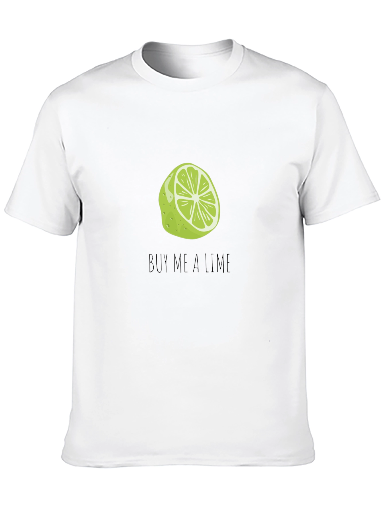 Black Buy Me a Lime T-Shirt - Fun & Stylish view 10