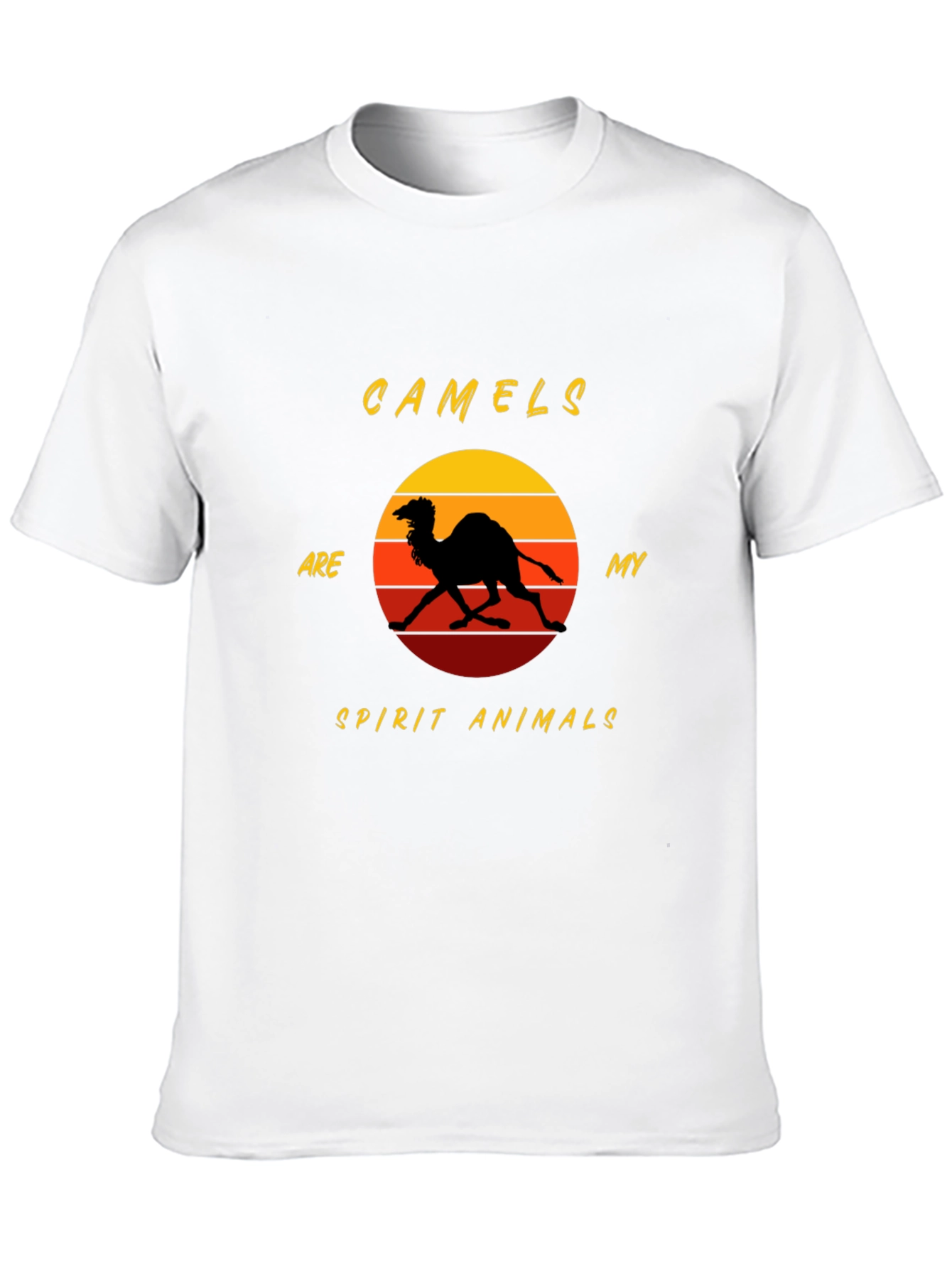 Black Camels Are My Spirit Animals Graphic Tee view 10