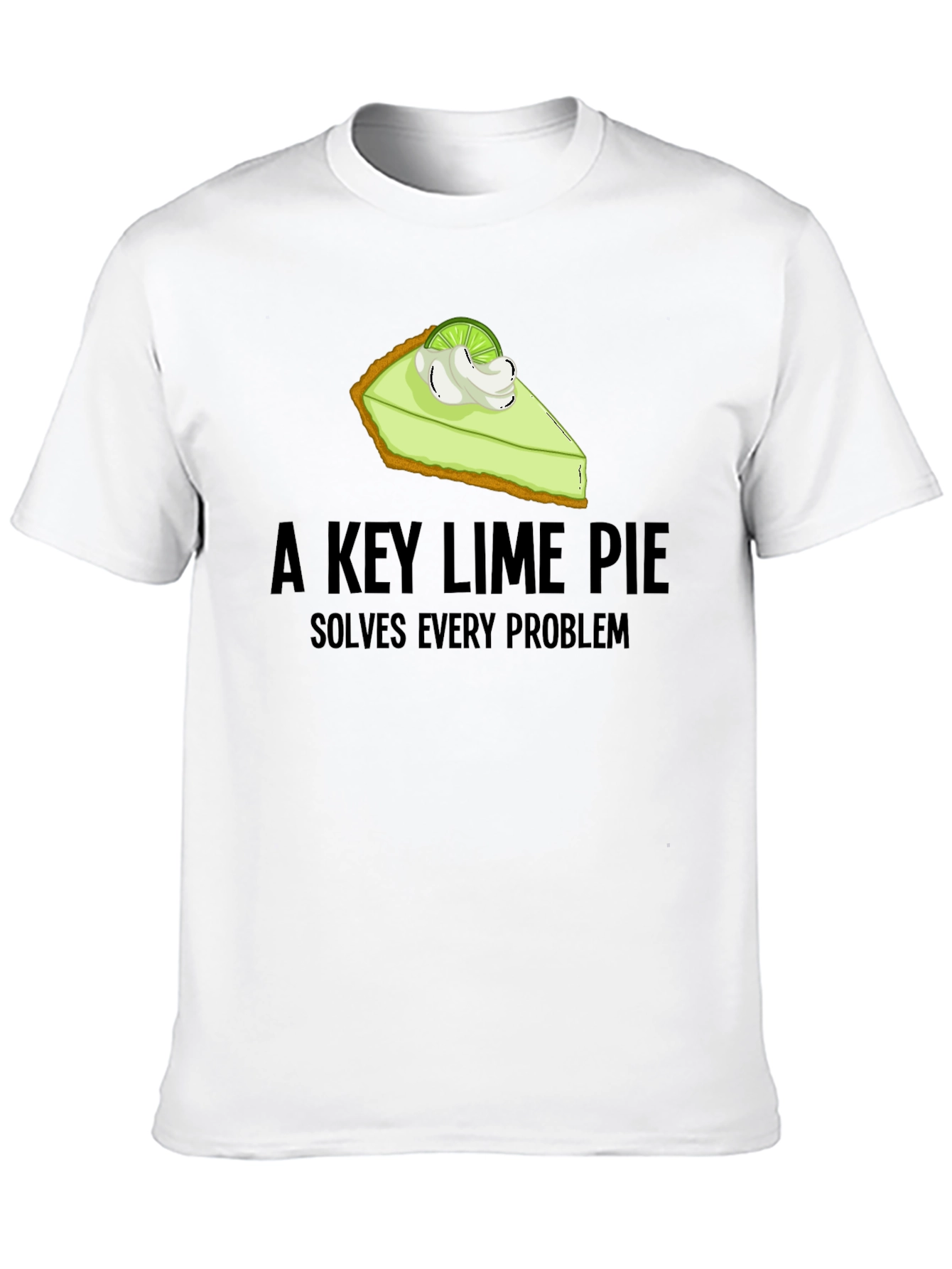 Black Key Lime Pie T-Shirt - Solves Every Problem Graphic Tee view 10