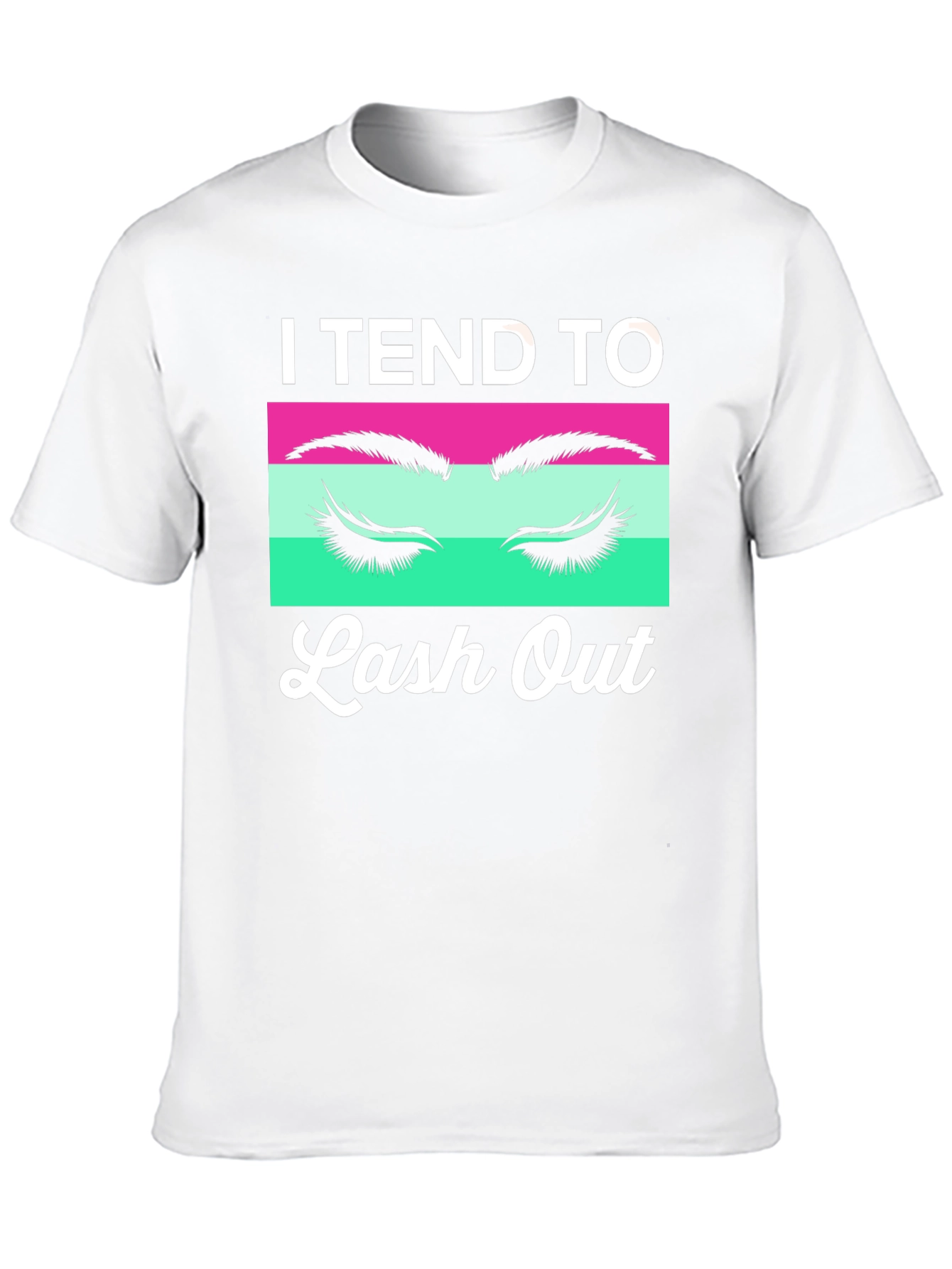 Black I Tend To Lash Out Graphic Tee view 10