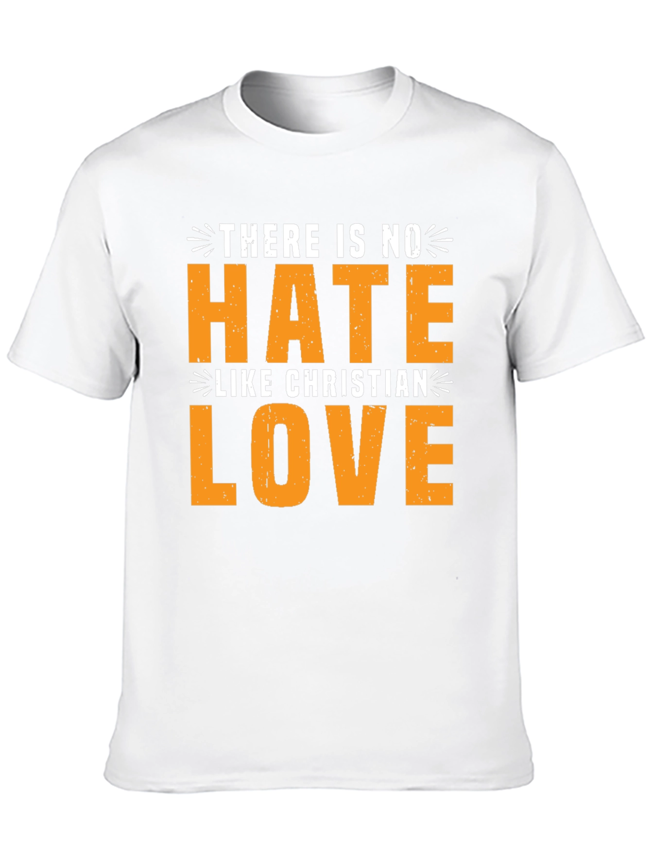 Black Christian Love Graphic Tee - Unisex Black T-Shirt view 10