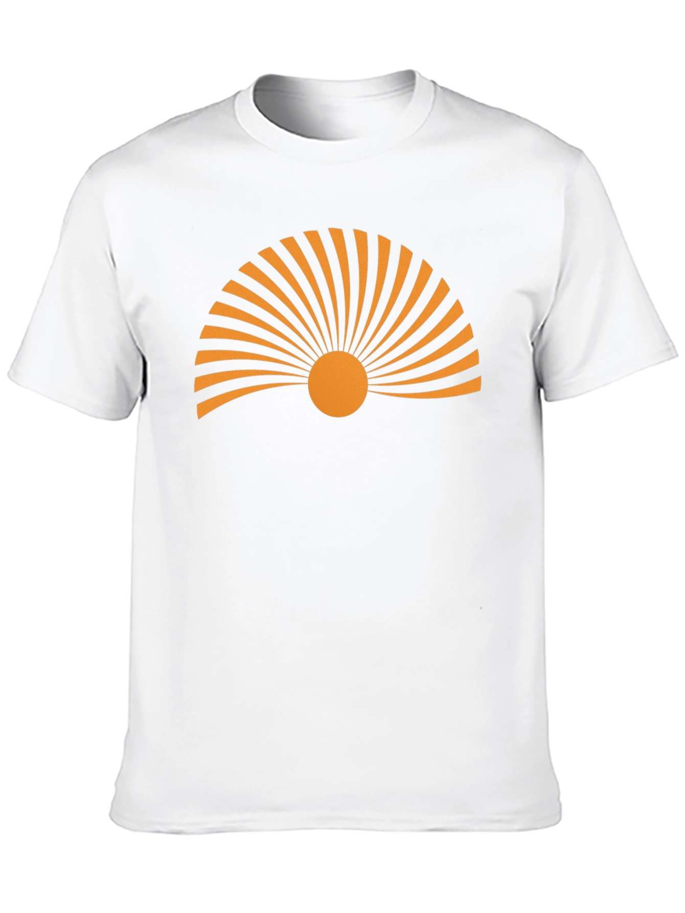 Black Sunrise Graphic Tee - Black Cotton T-Shirt view 10