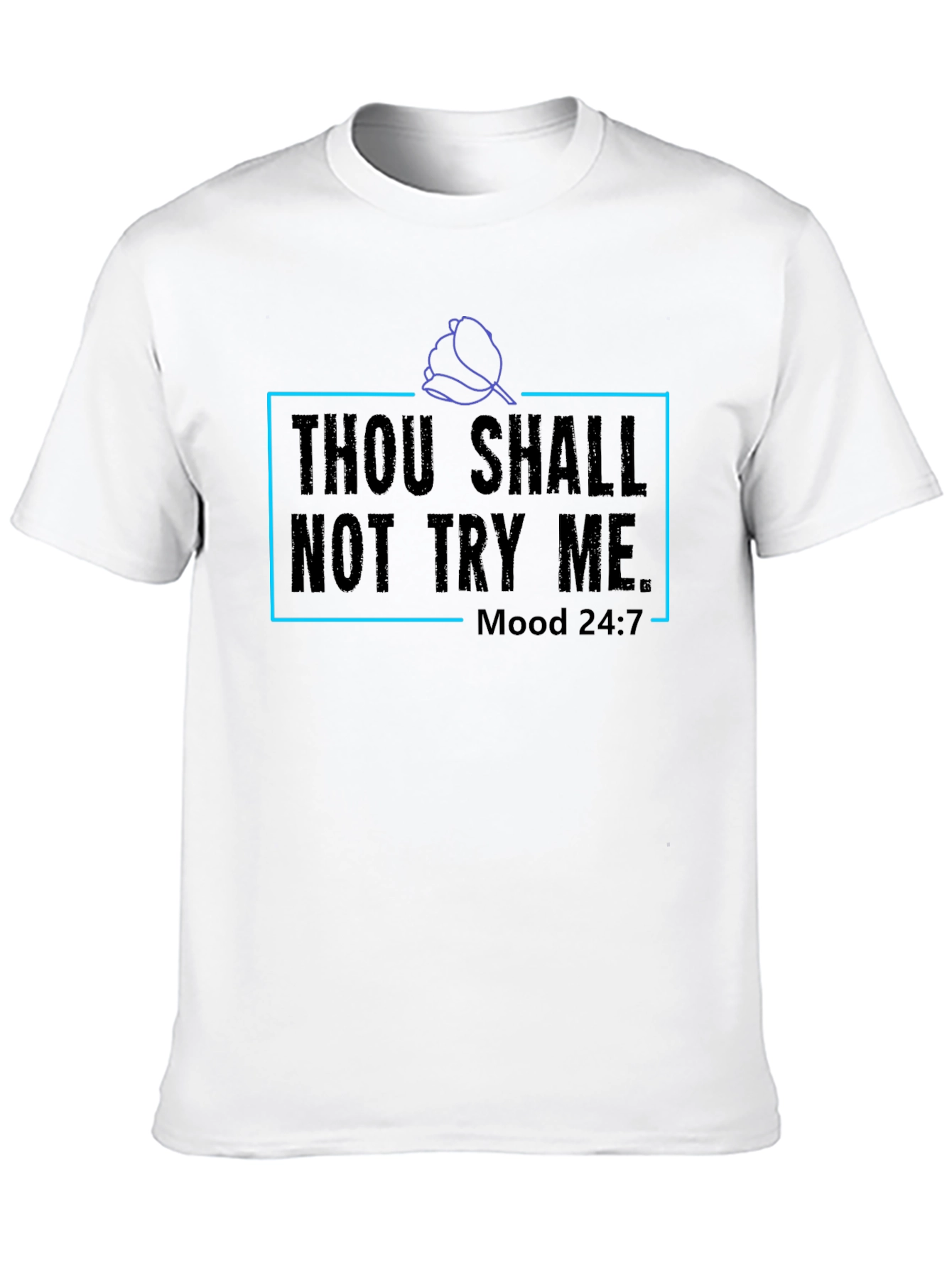 Black Thou Shalt Not Try Me Graphic Tee - Mood 24:7 view 10