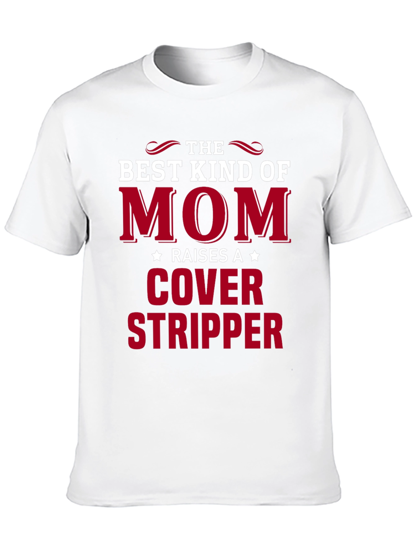 Black Mom Cover Stripper Graphic Tee view 10