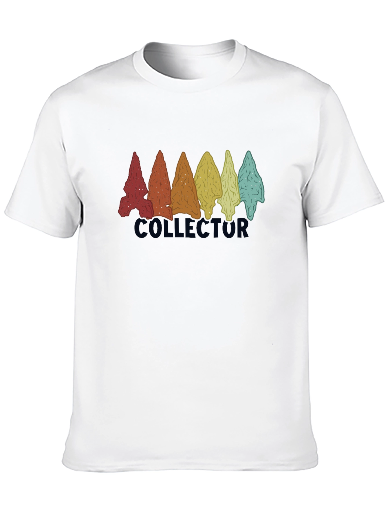 Black Collector Arrowhead T-Shirt | Unique Graphic Tee view 10