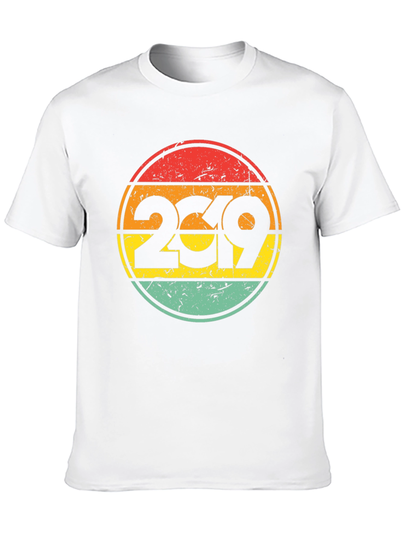 Black Retro 2019 T-Shirt - Vintage Style Tee view 10