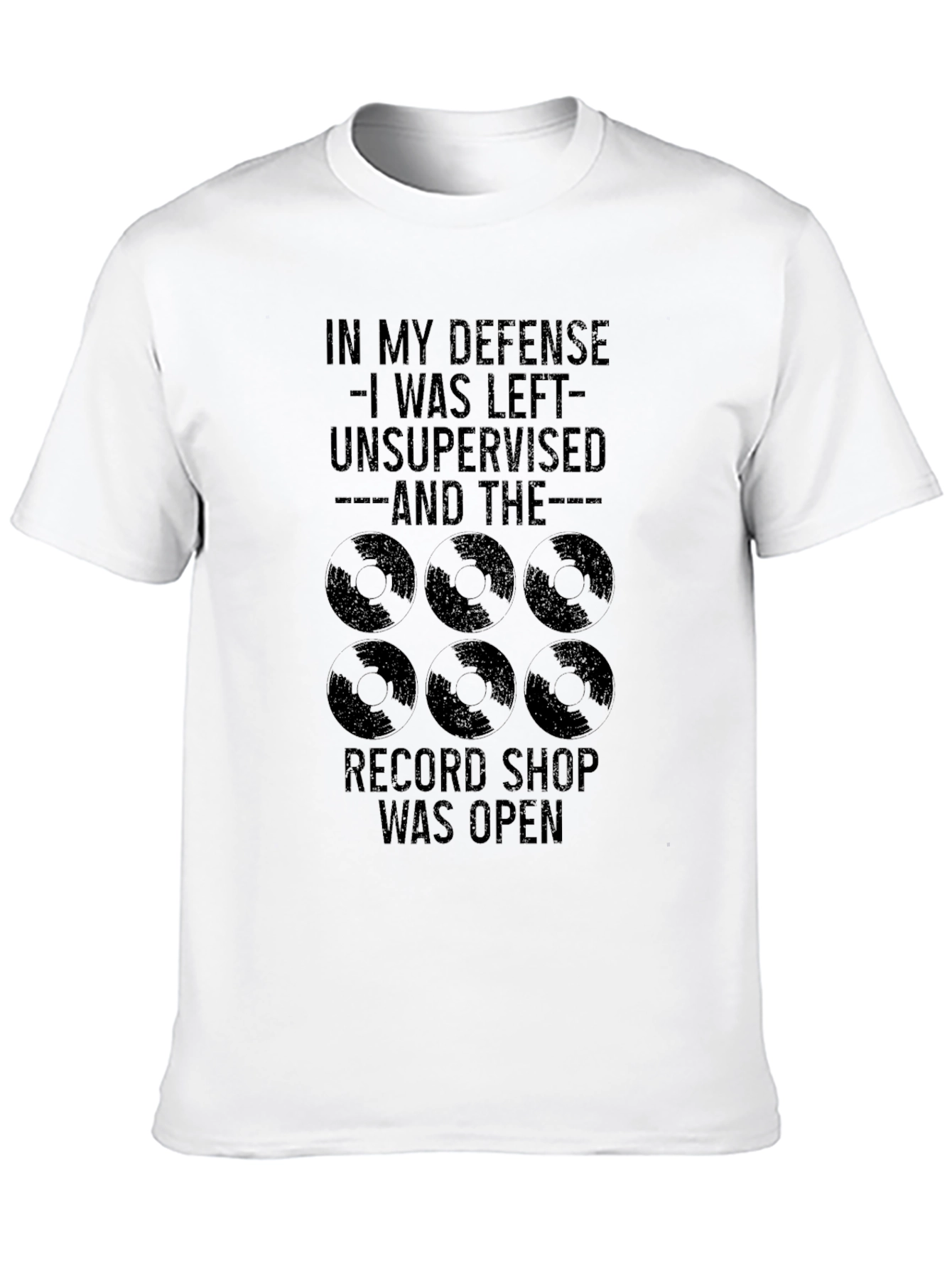 Black In My Defense Record Shop T-Shirt view 10
