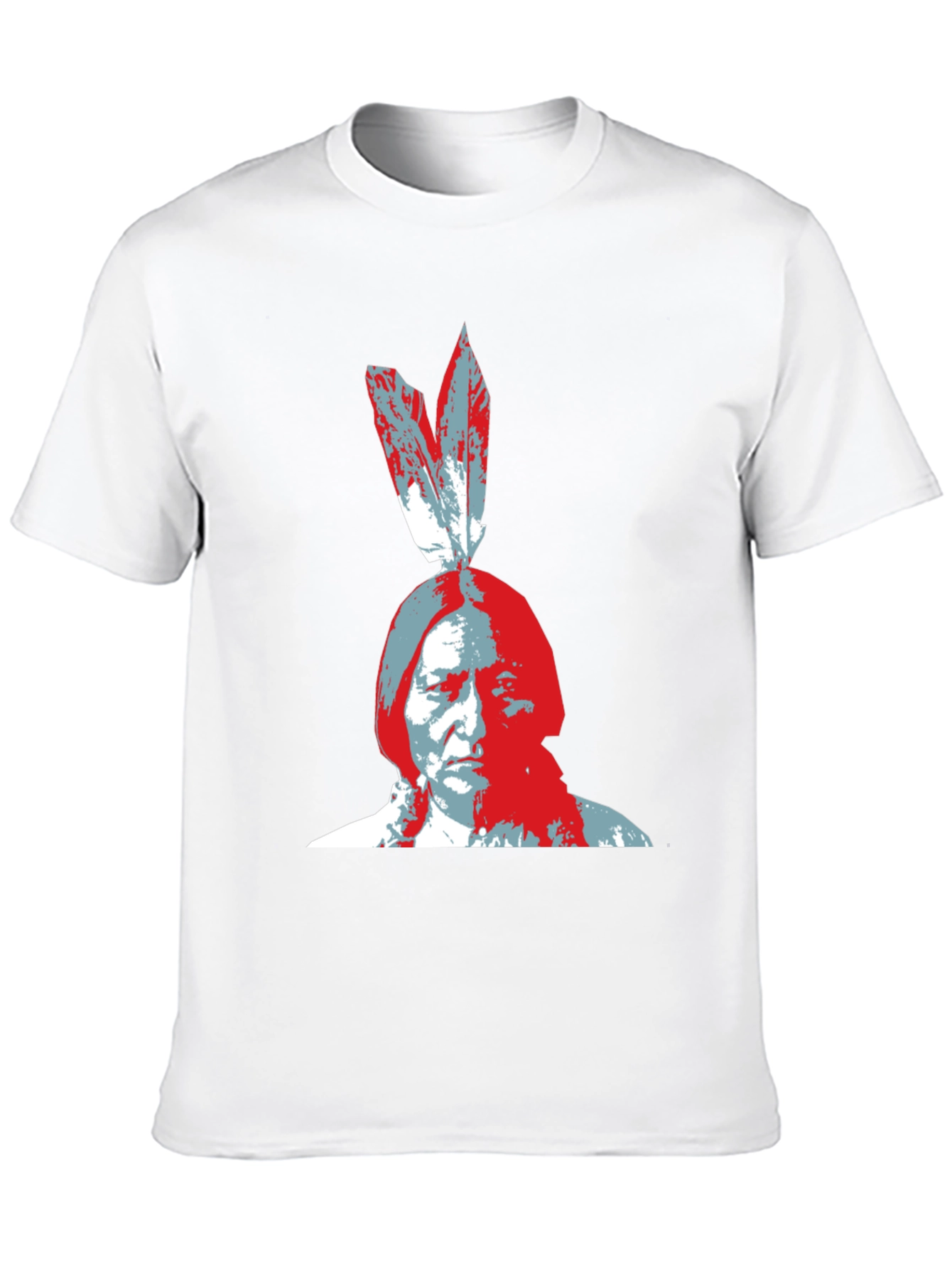 Black Native American Chief Graphic Tee view 10