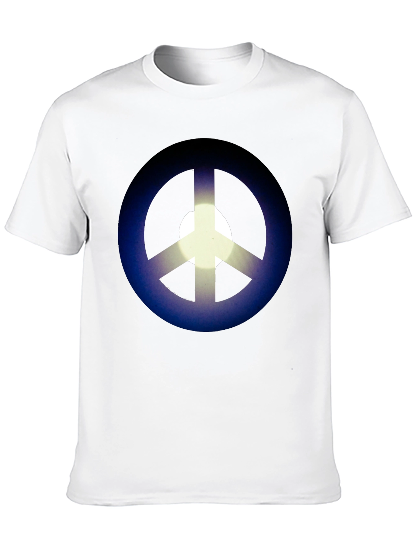 Black Peace Sign Graphic T-Shirt - Black view 10