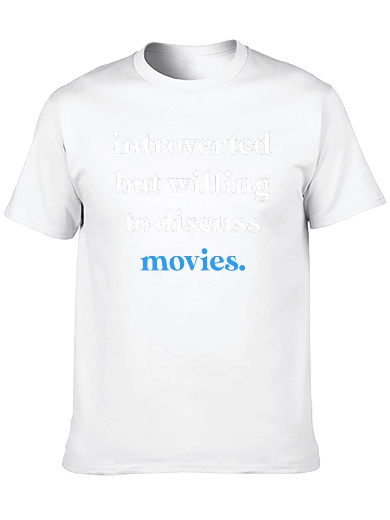 Black Introverted Movie Lover T-Shirt view 10