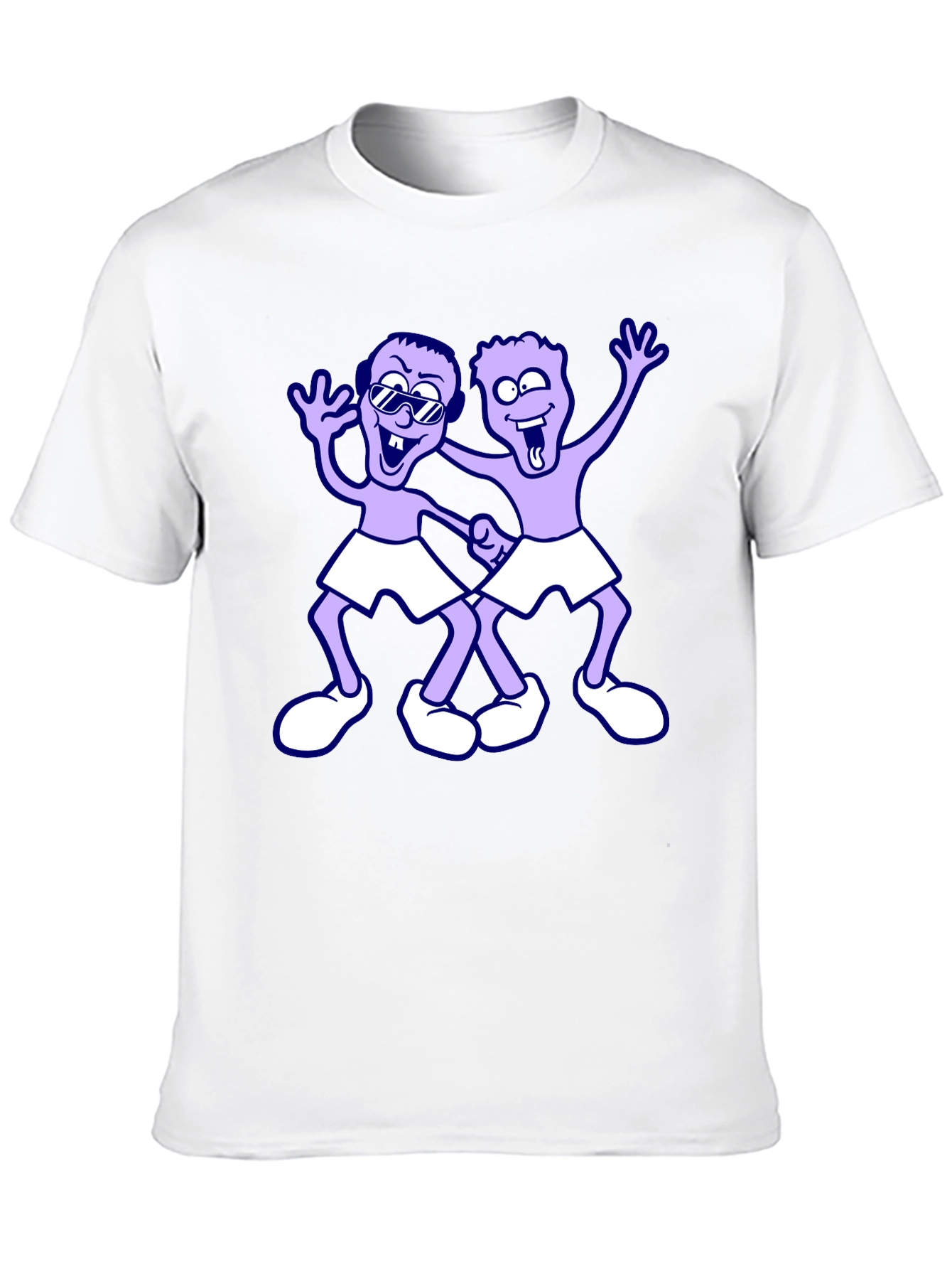 Black Cartoon Graphic T-Shirt - Quirky Tee for Casual Style view 10