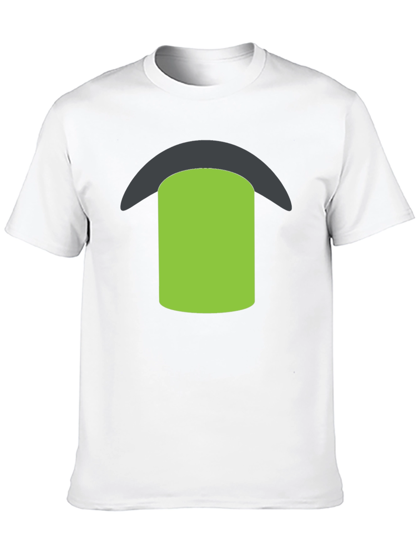 Black Black Tee with Green & Gray Graphic view 10