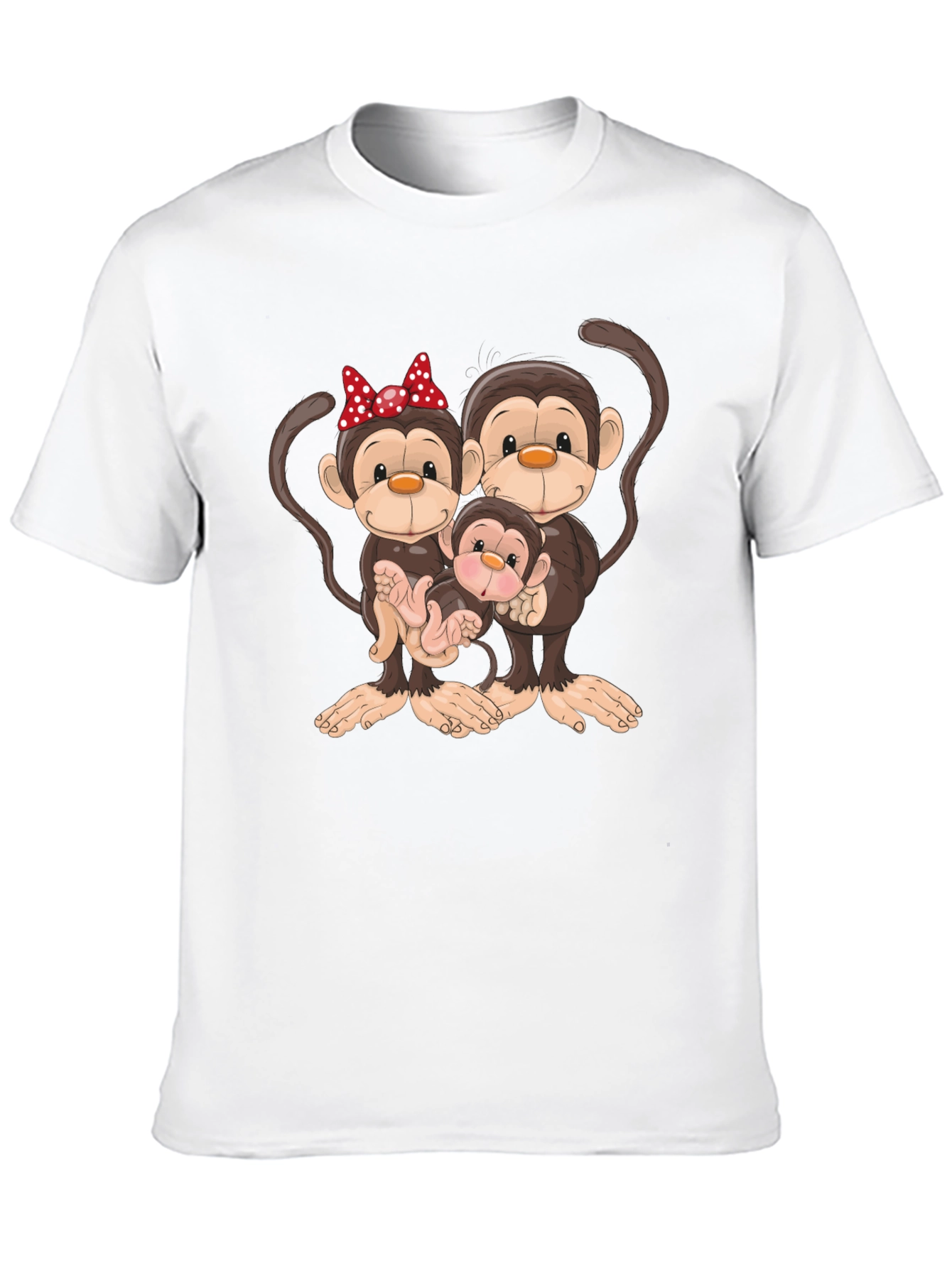 Black Monkey Family Graphic Tee view 10