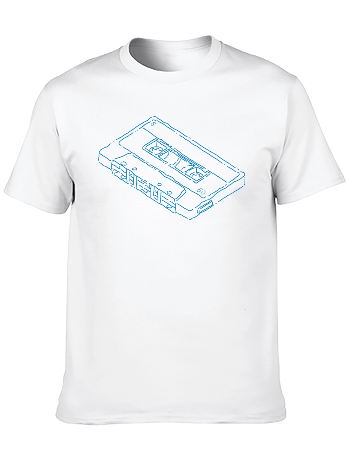 Black Retro Cassette Tape Graphic Tee - Black view 10