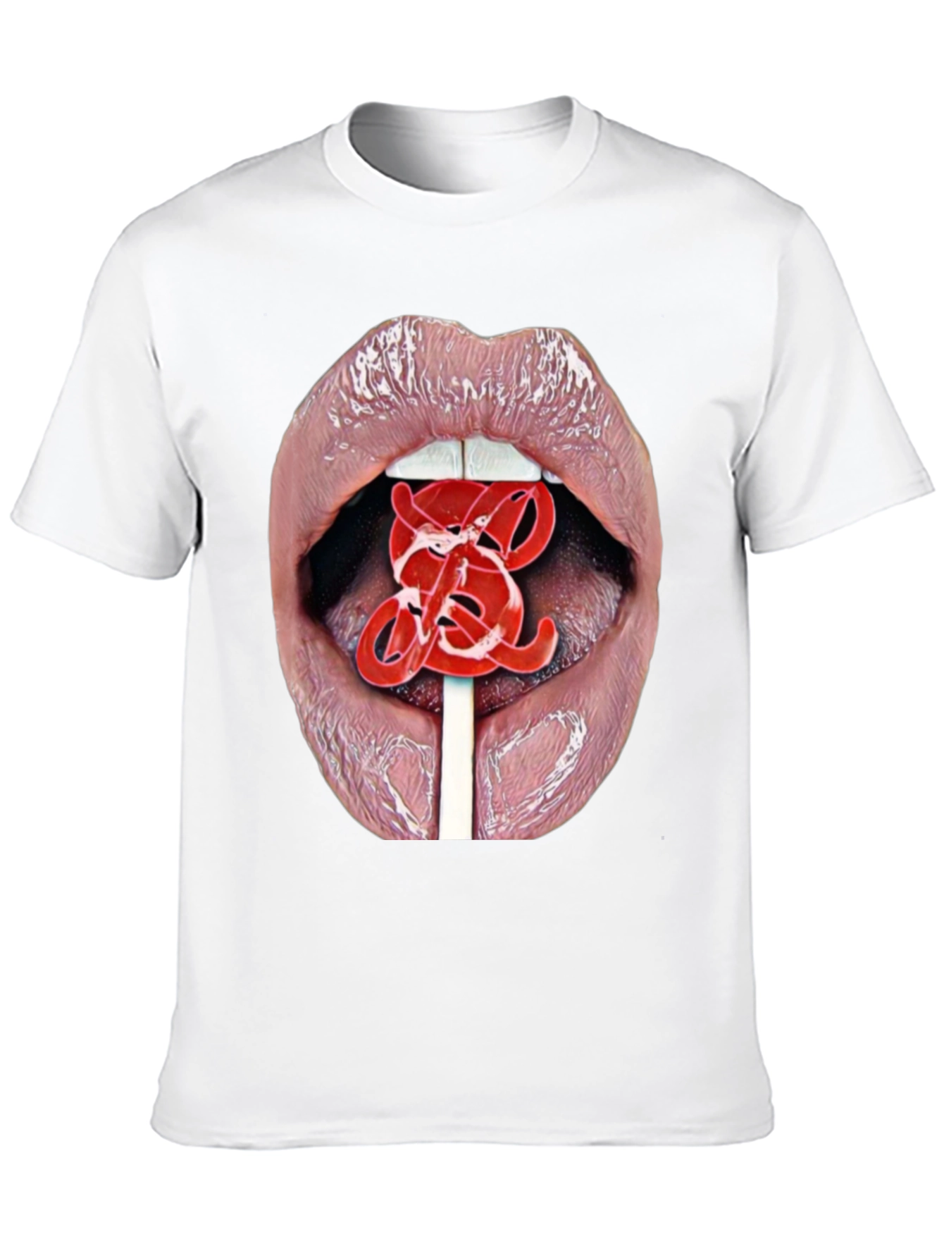Black Lips Lollipop Graphic Tee - Bold & Edgy view 10