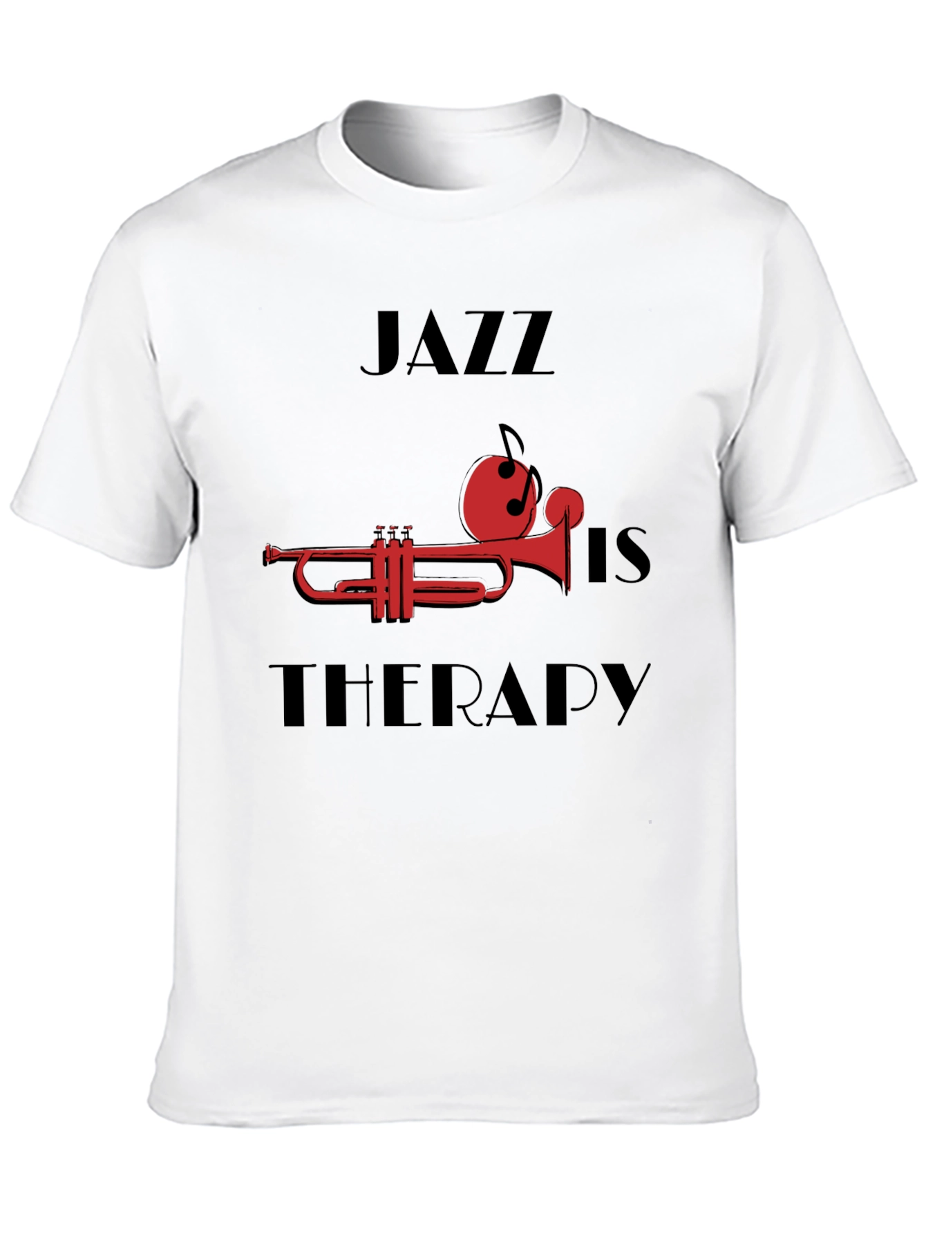 Black Jazz is Therapy T-Shirt view 10