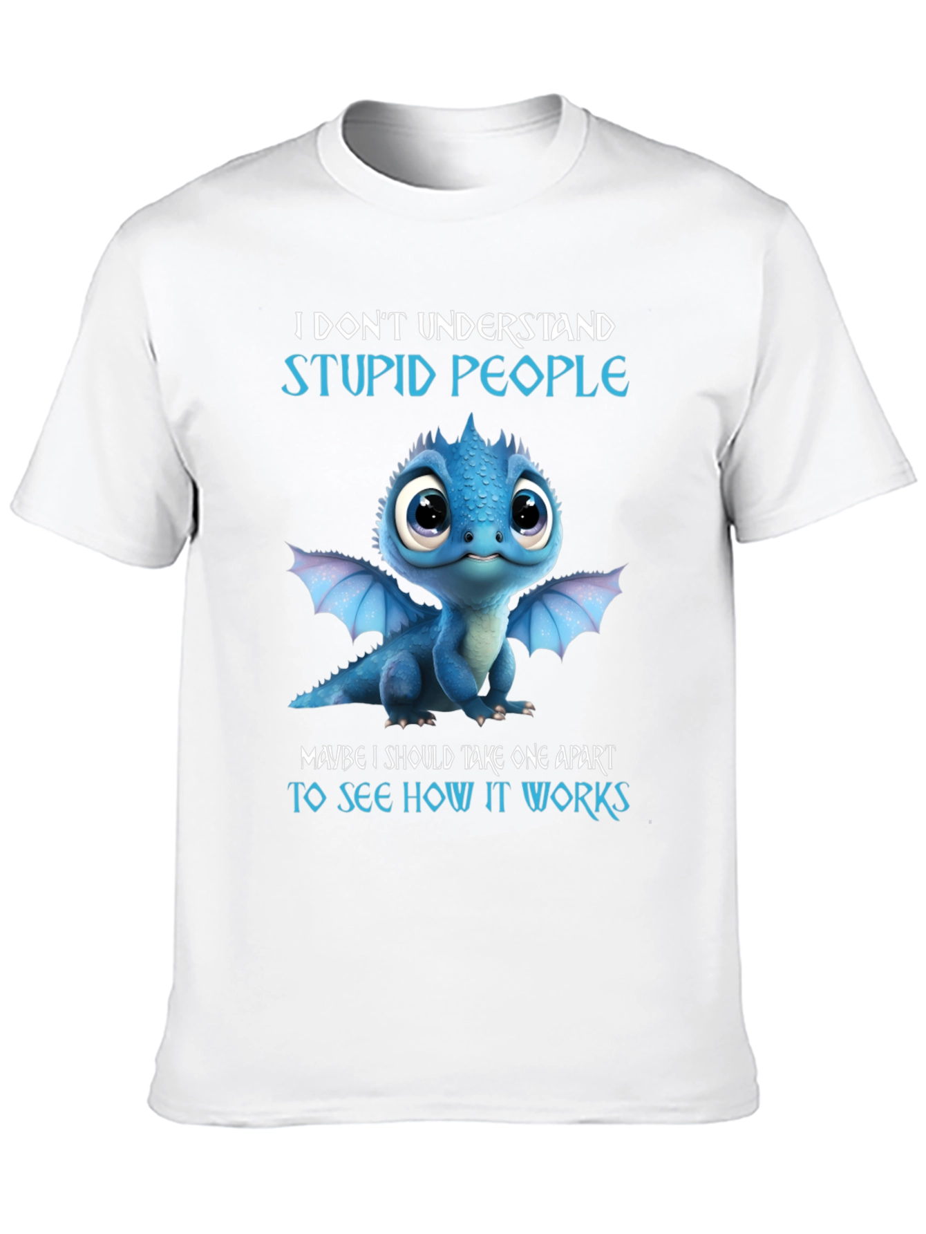 Black Dragon Lover's "Stupid People" Graphic Tee view 10