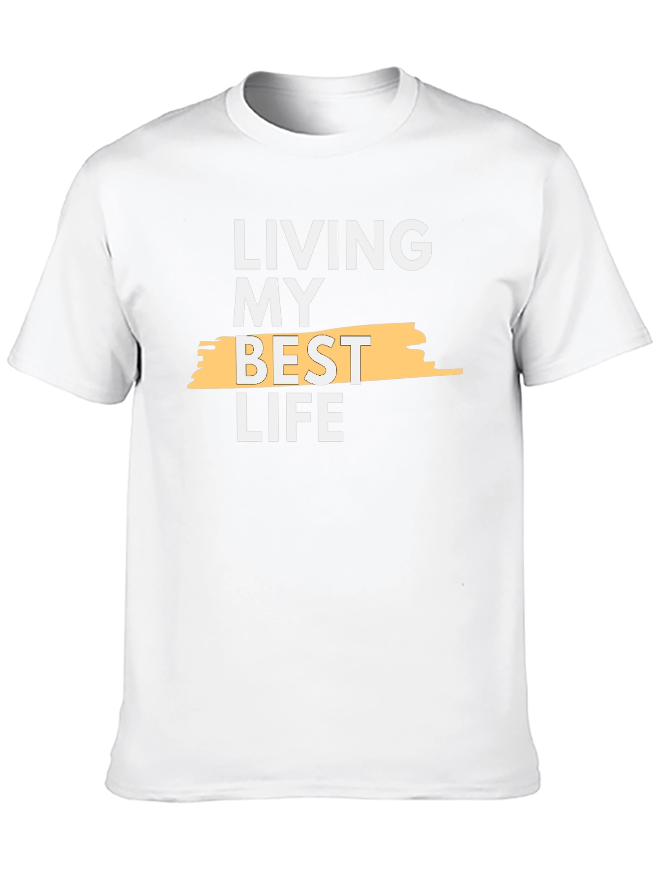 Black Living My Best Life Graphic T-Shirt view 10