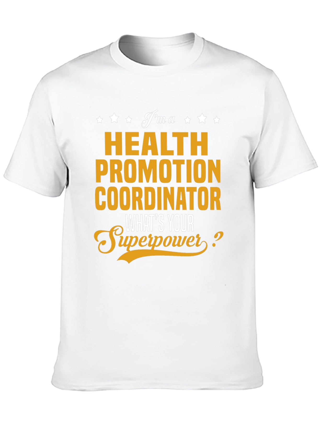 Black Health Promotion Coordinator Superpower T-Shirt view 10