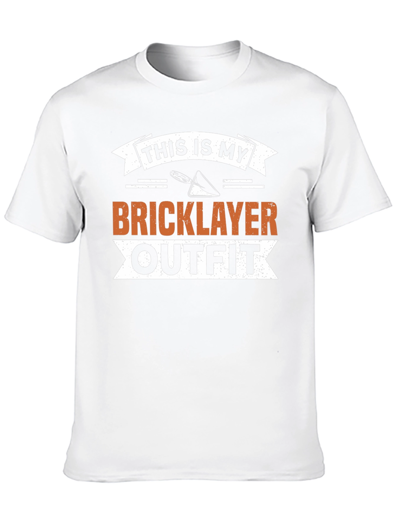 Black Bricklayer Outfit T-Shirt - Funny Construction Worker Tee view 10