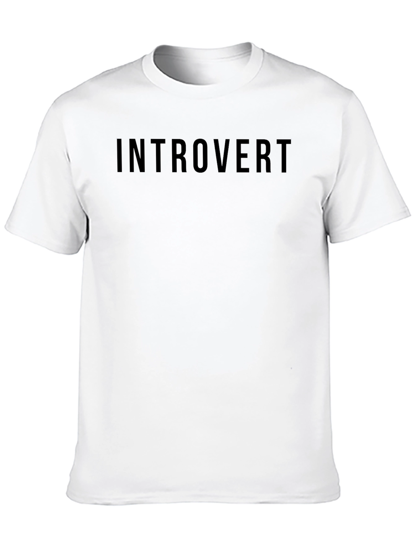 Black Introvert Black Graphic Tee view 10