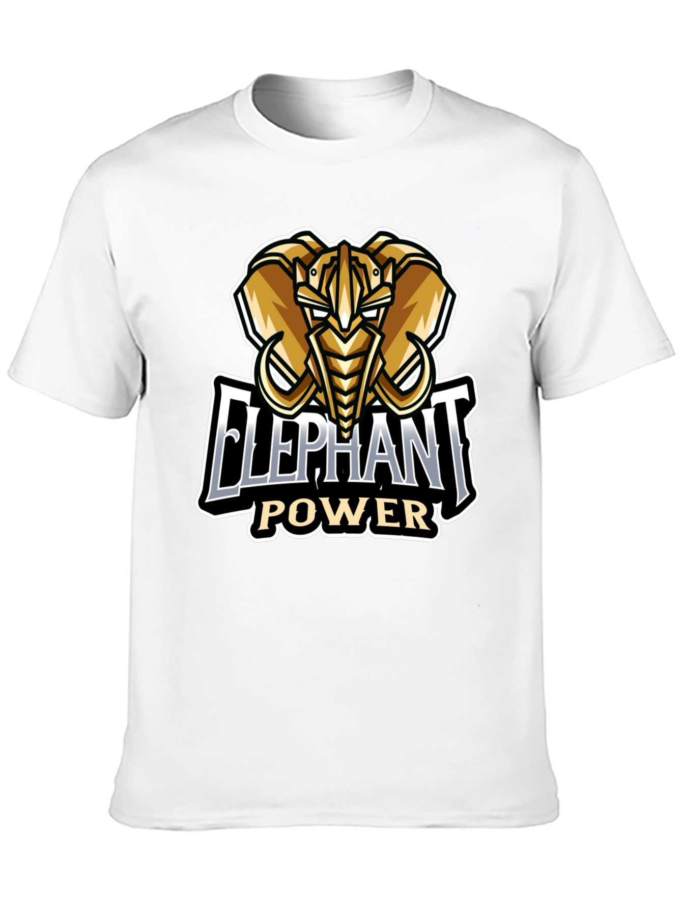 Black Elephant Power Graphic T-Shirt view 10