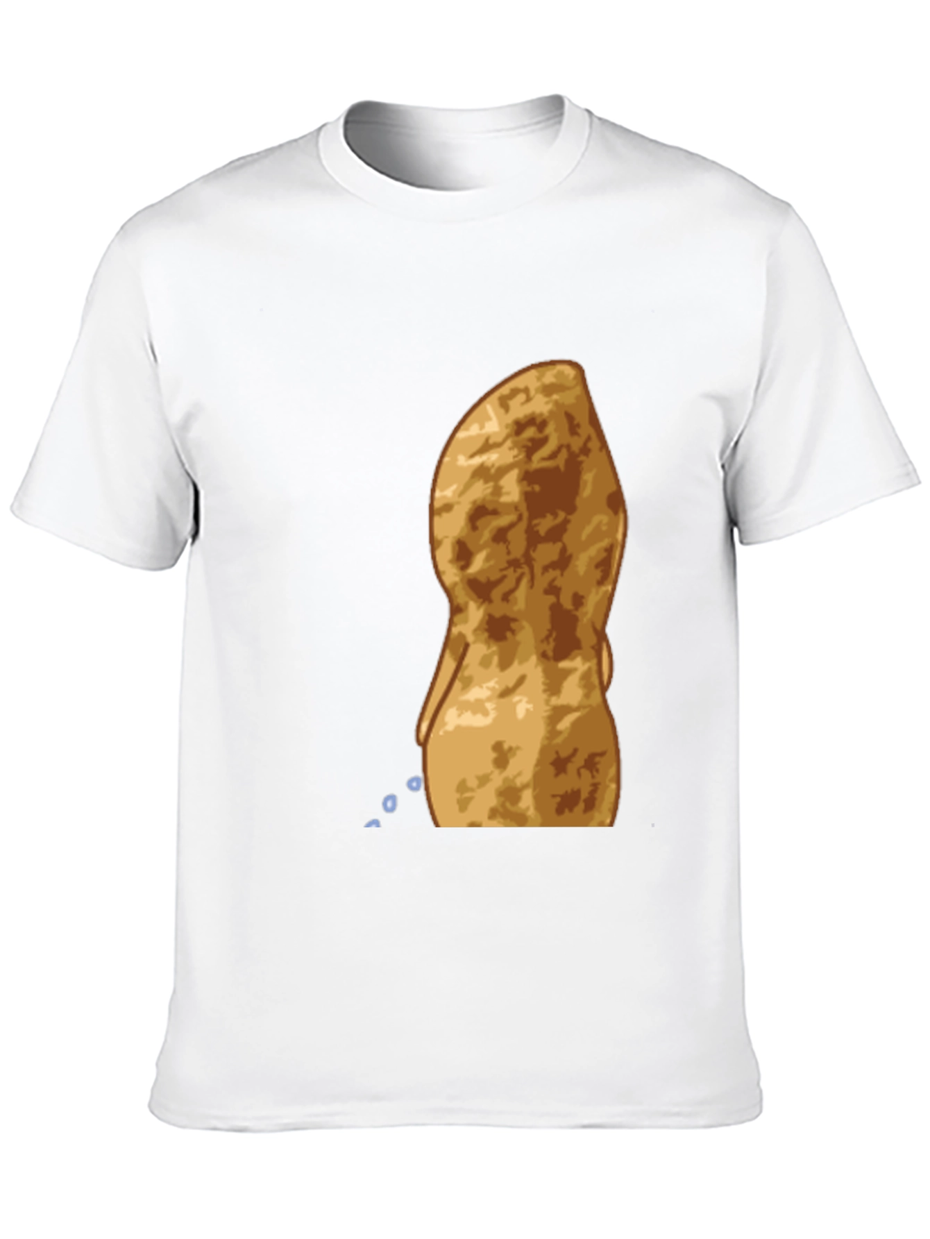 Peeing Peanut Funny Graphic T-Shirt - 10
