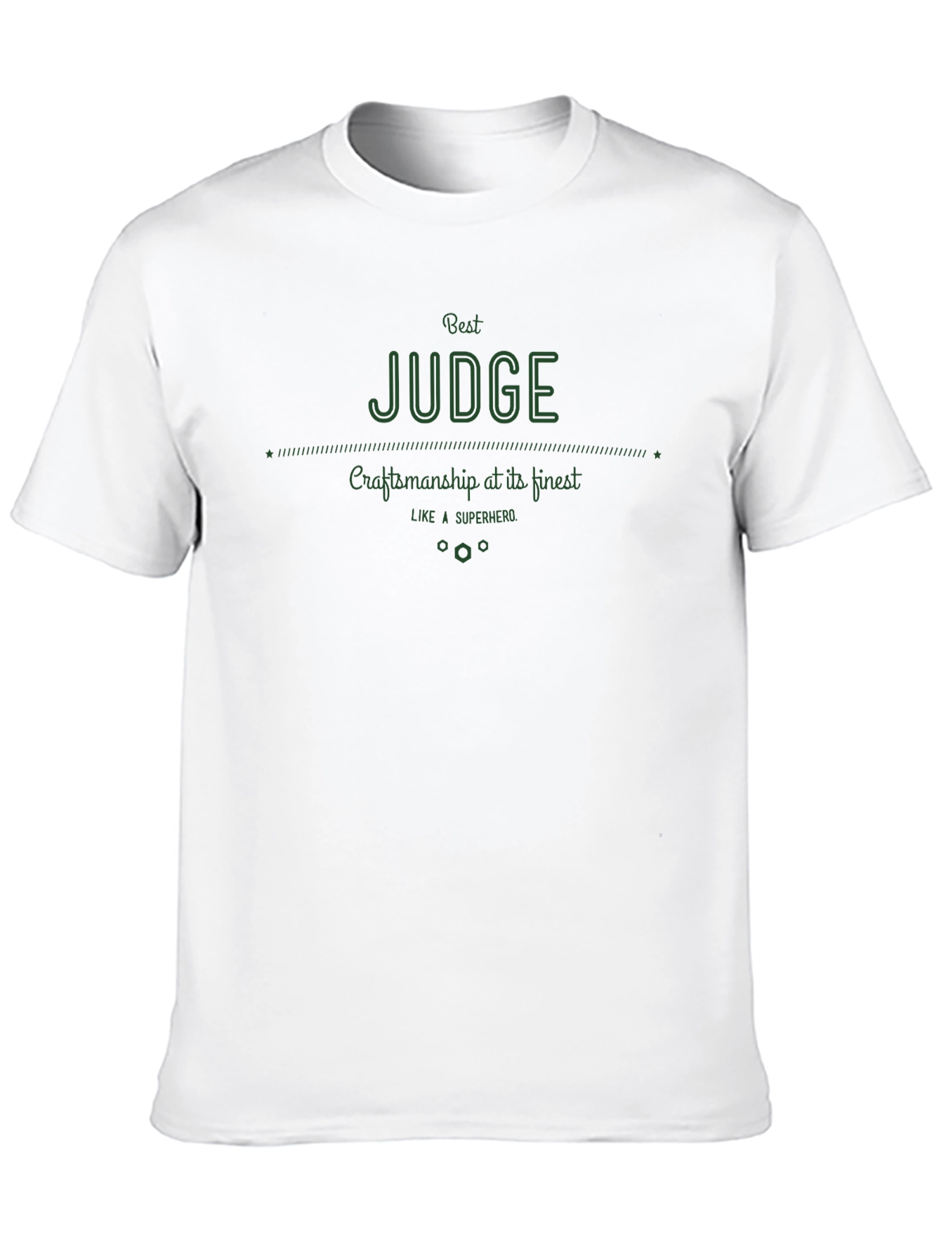 Black Best Judge T-Shirt - Craftsmanship Like A Superhero view 10