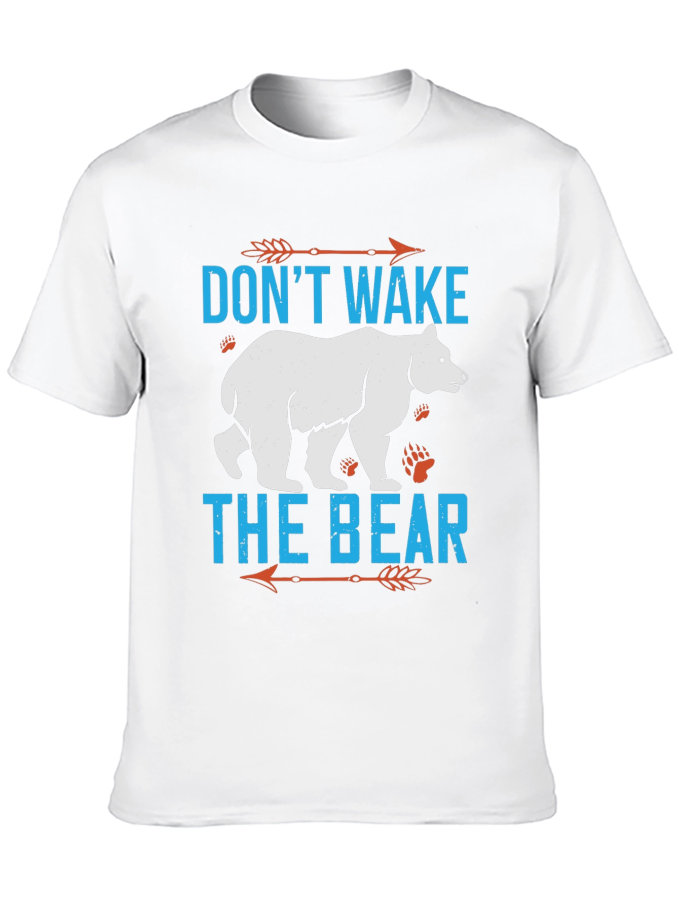 Black Don't Wake the Bear Graphic T-Shirt view 10