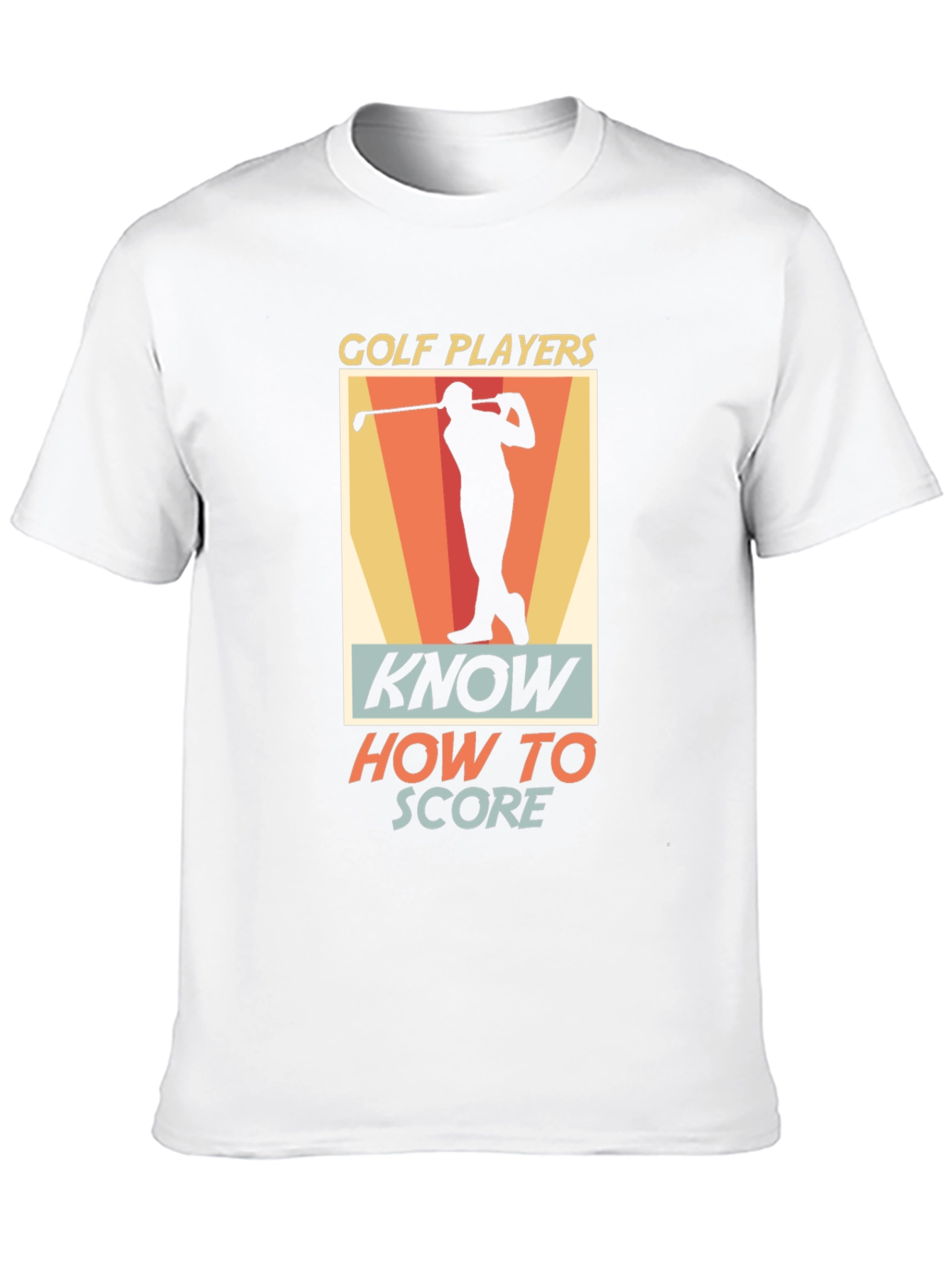 Black Golf Players Know How to Score Graphic T-Shirt view 10