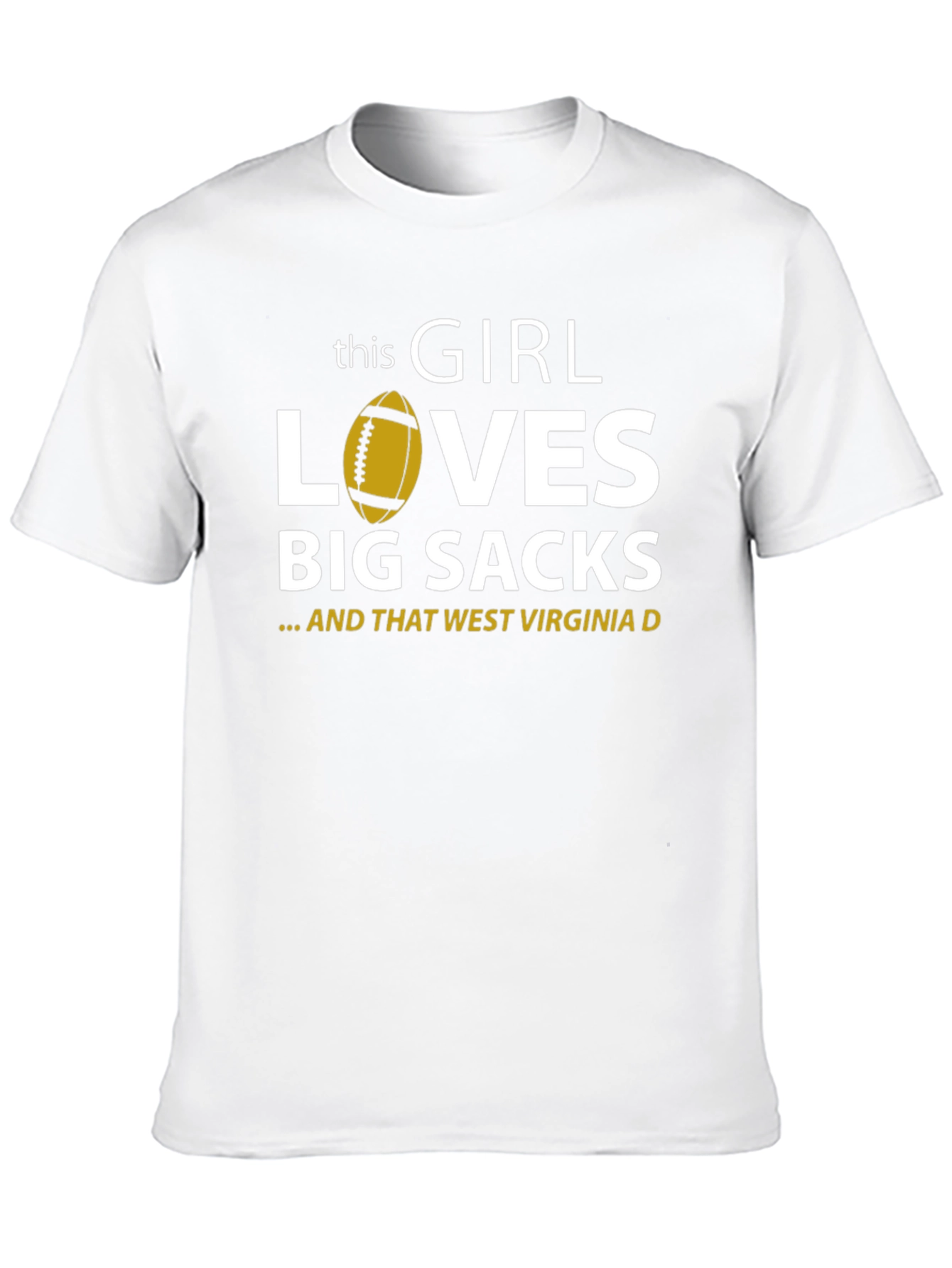 Black This Girl Loves Big Sacks T-Shirt view 10