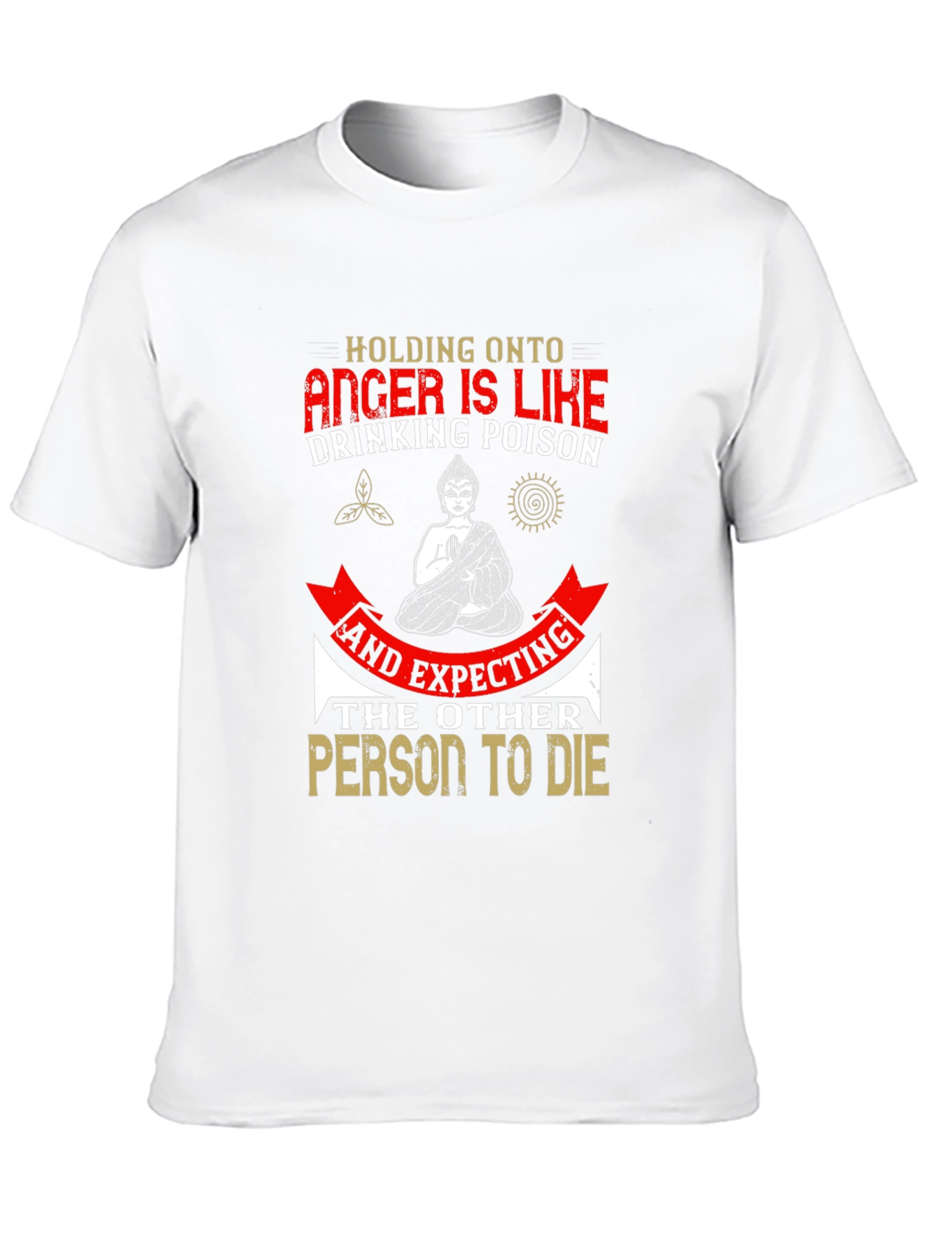 Black Anger is Like Drinking Poison Graphic Tee view 10