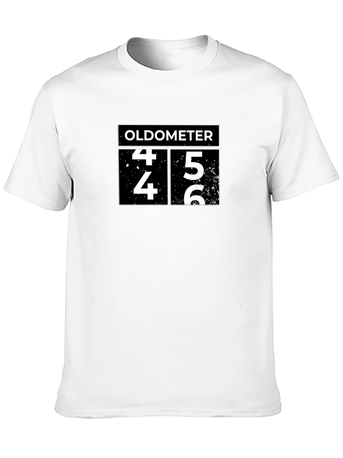 Black Oldometer Funny Birthday T-Shirt - Turning 45! view 10