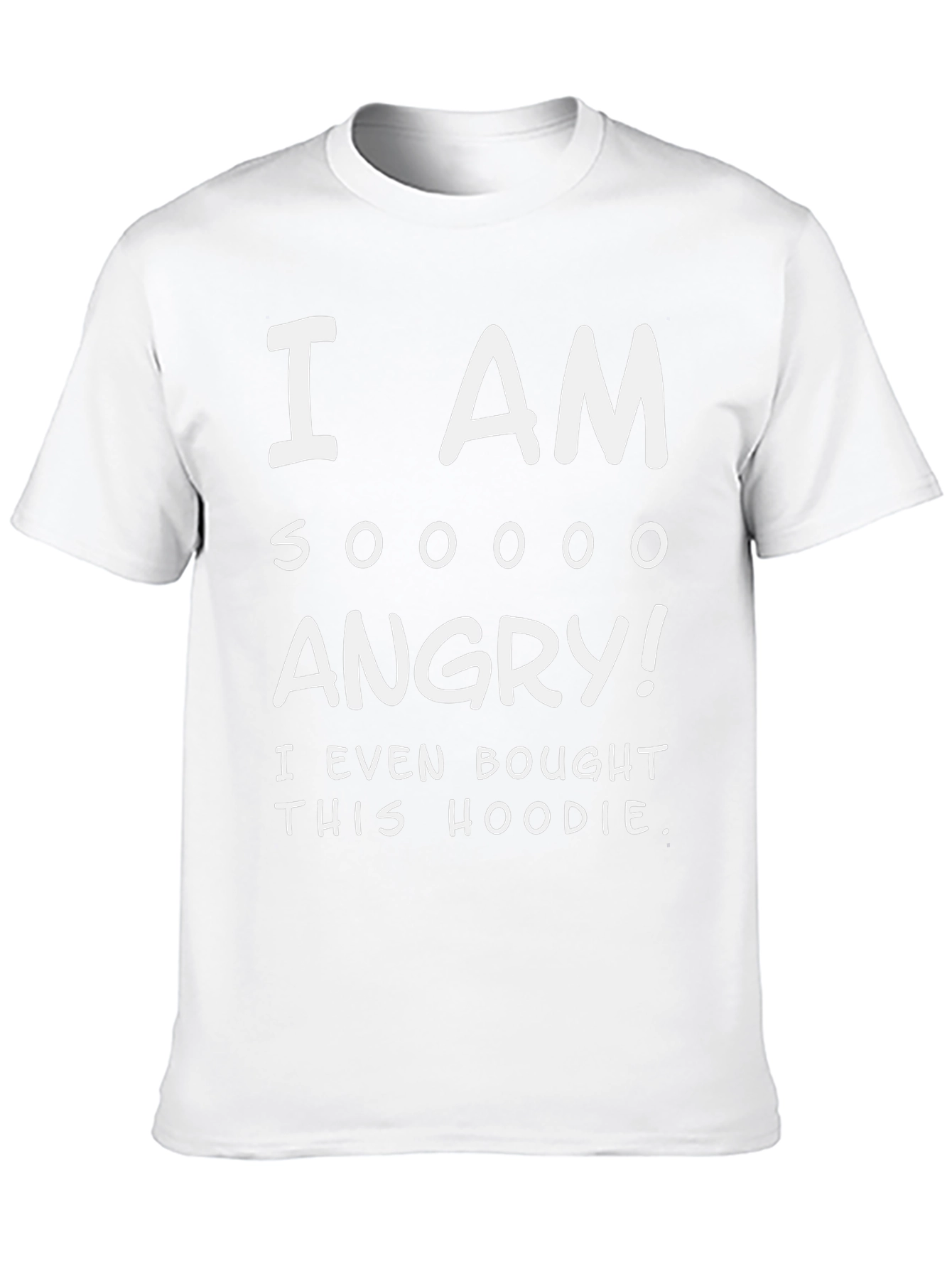 Black I AM SOOOO ANGRY! T-Shirt view 10