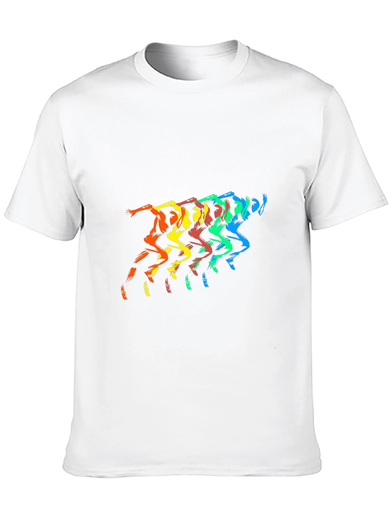 Black Rainbow Runner Black T-Shirt - Men's view 10