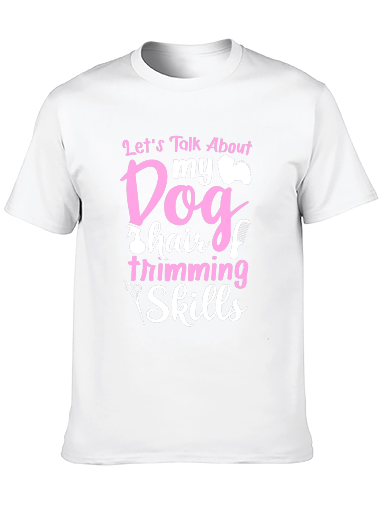 Black Dog Grooming Skills T-Shirt view 10